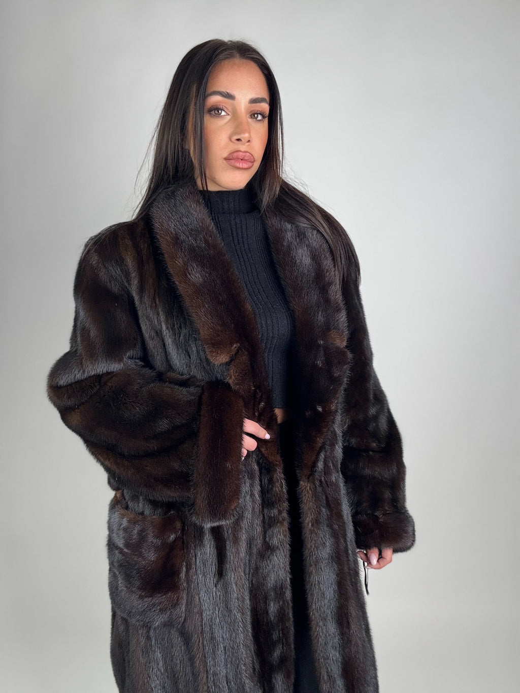 Cappotto in visone N457