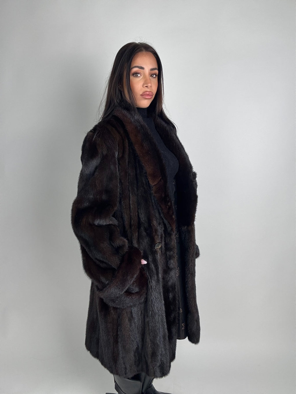 Cappotto in visone N457