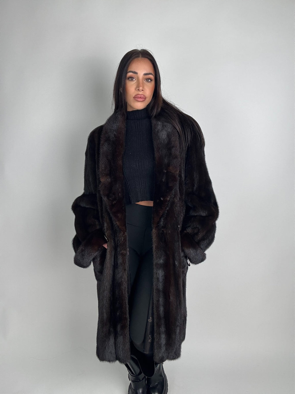 Cappotto in visone N457