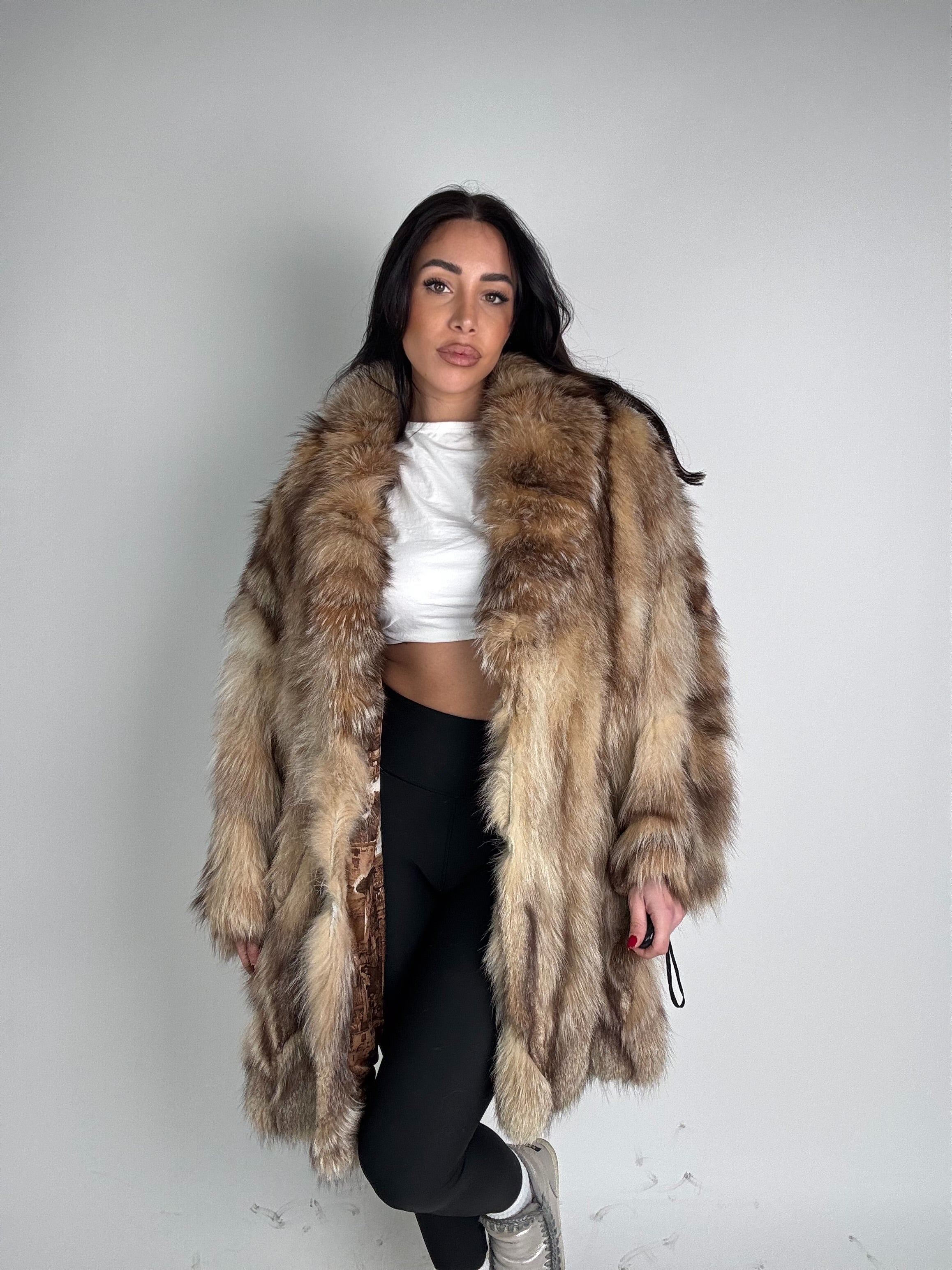 Giacca in volpe caramello N350