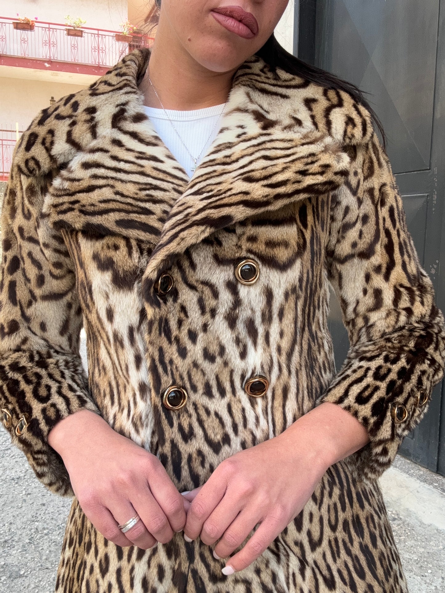 Cappotto in leopardo