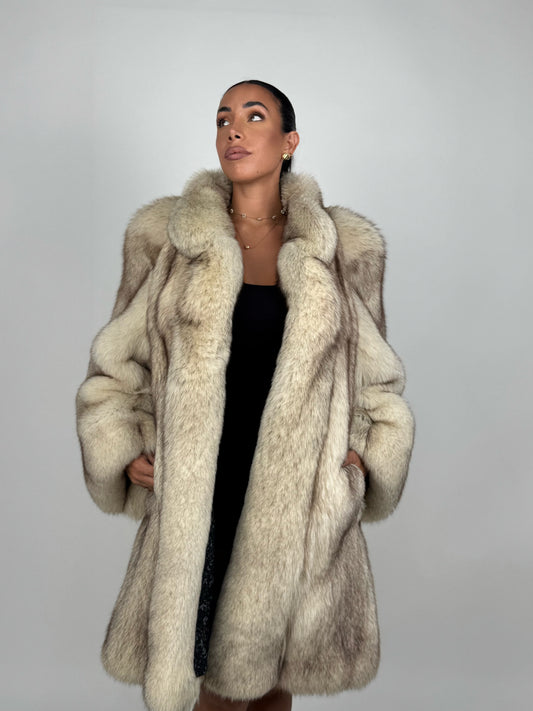 Cappotto in volpe della groenlandia N115
