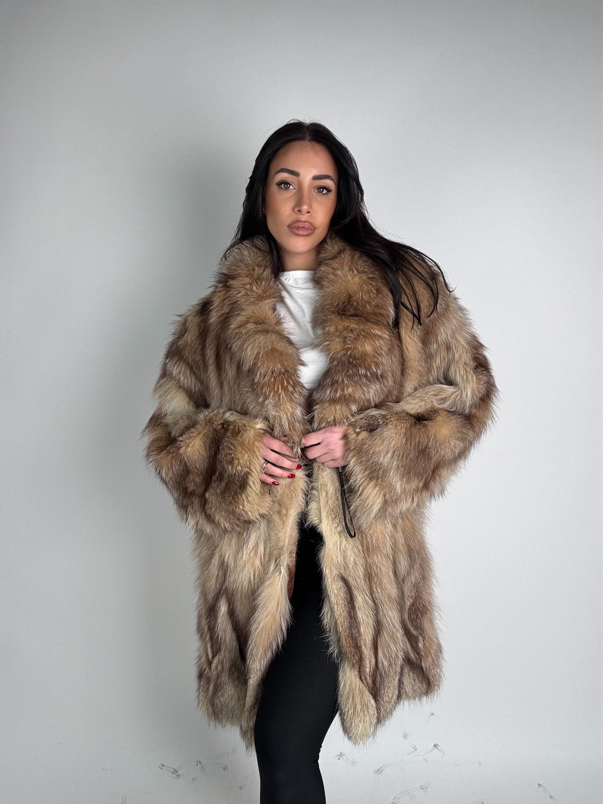 Giacca in volpe caramello N350