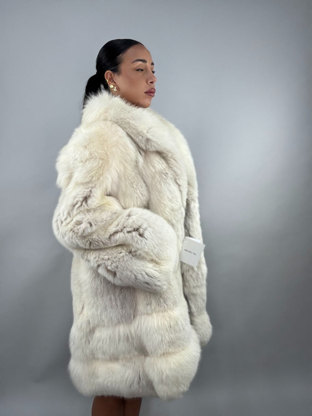 Cappotto in volpe della groenlandia