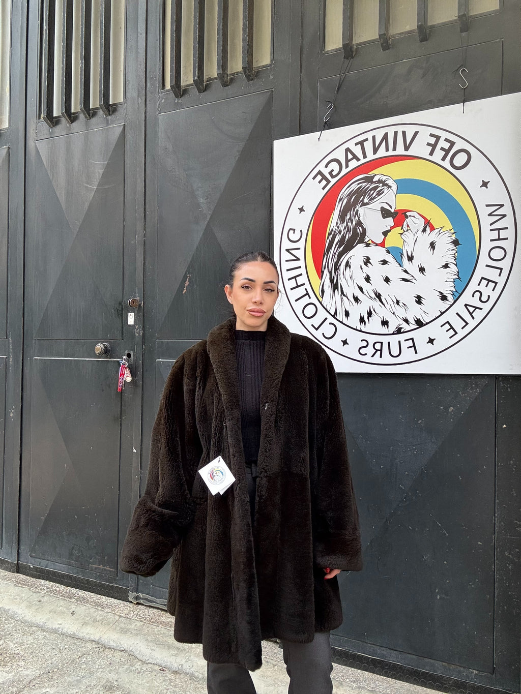 Giacca in castoro rasato