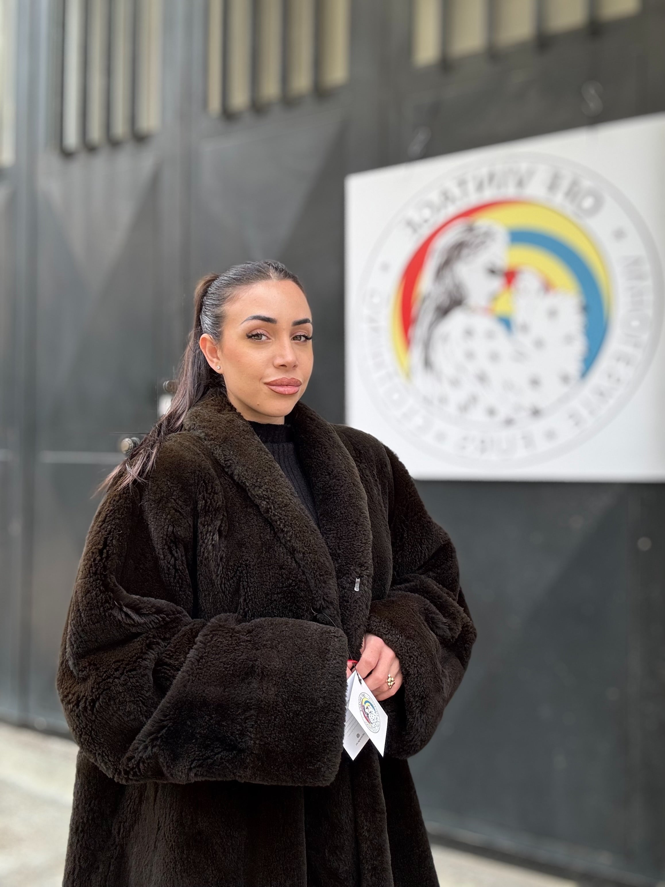 Giacca in castoro rasato