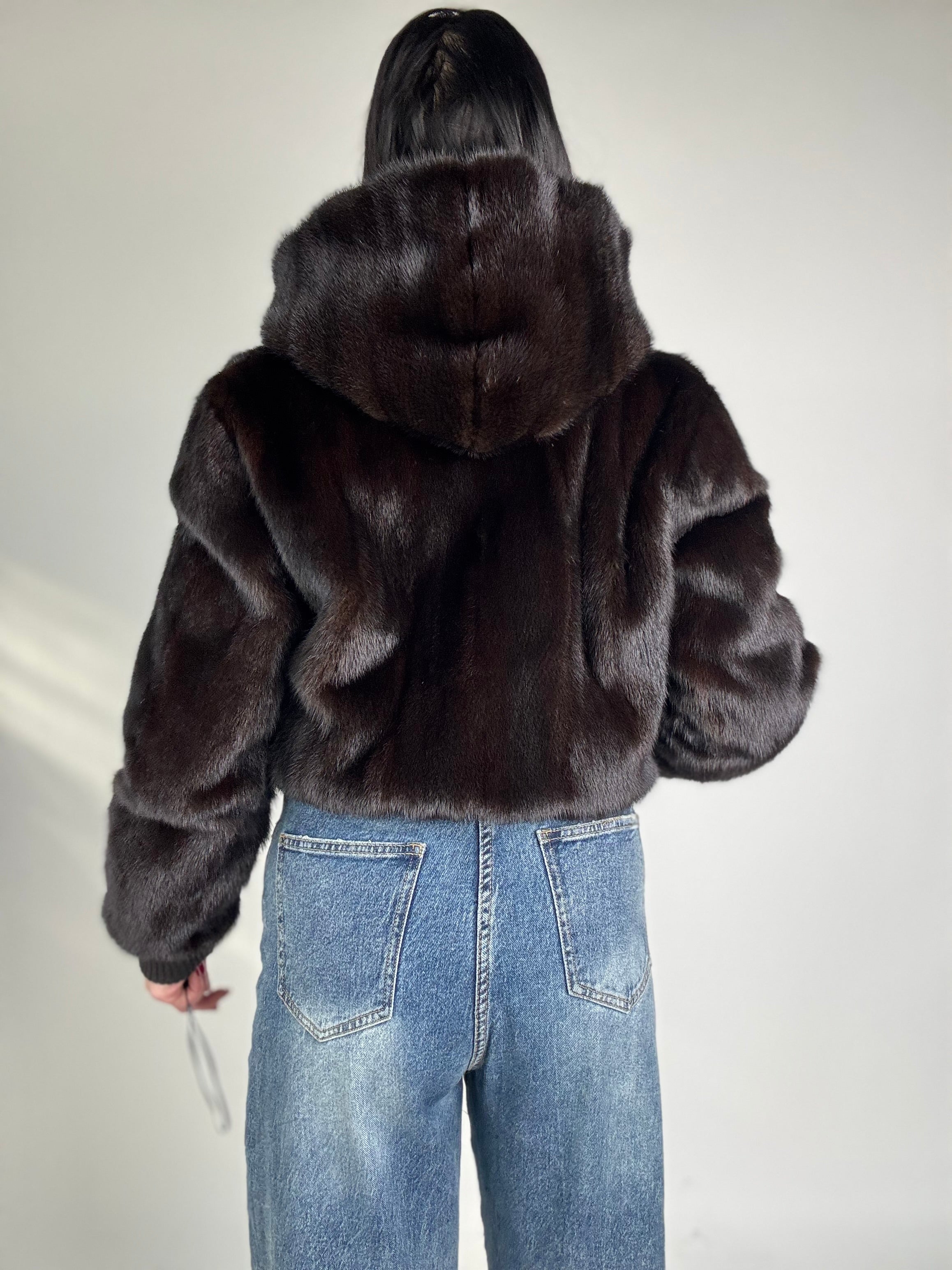 Bomber in visone N138