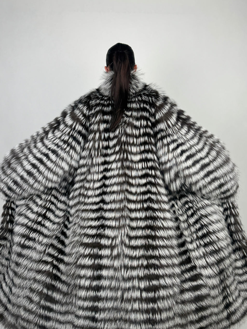 Cappotto in volpe argentata N05