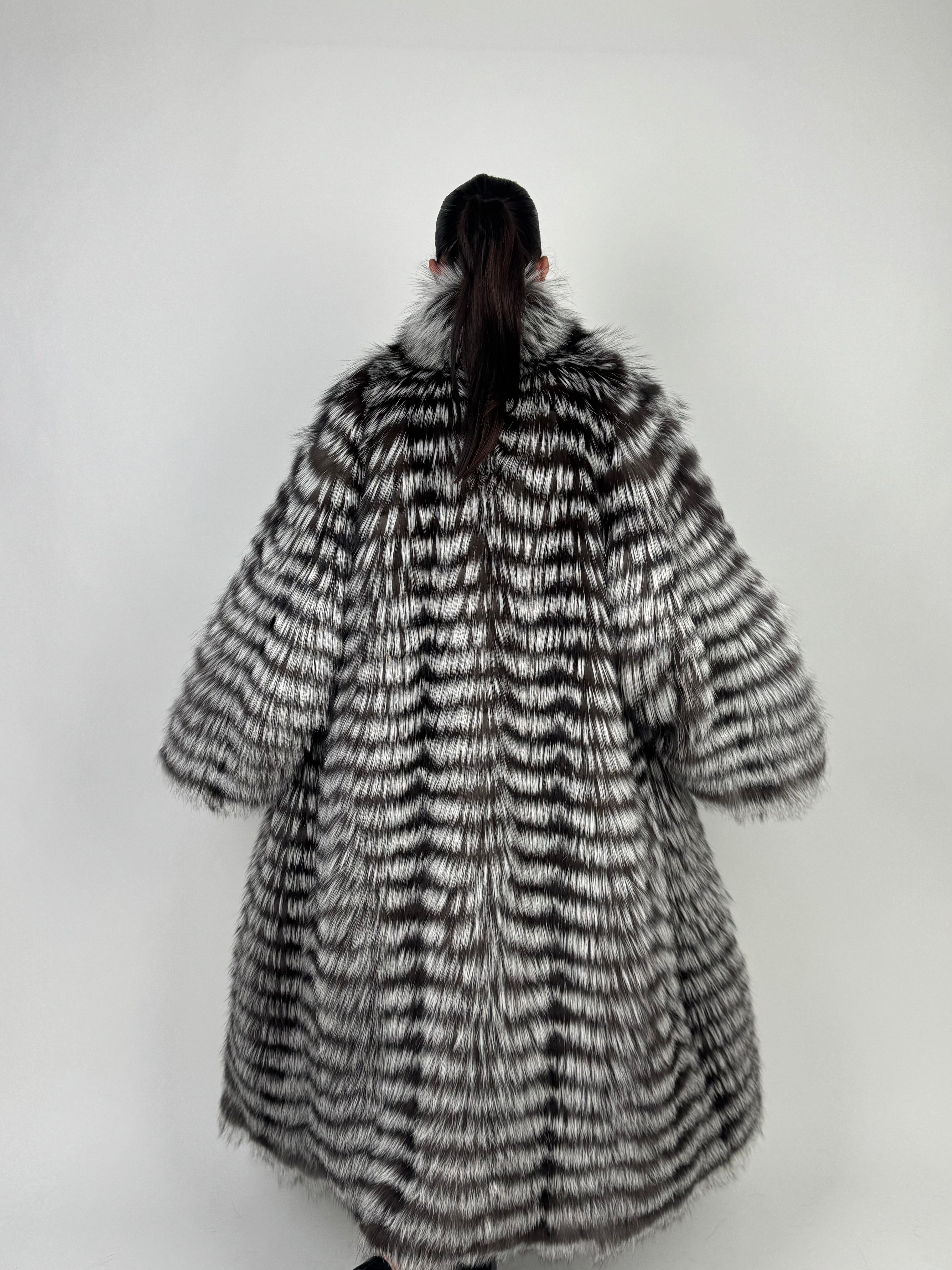Cappotto in volpe argentata N05