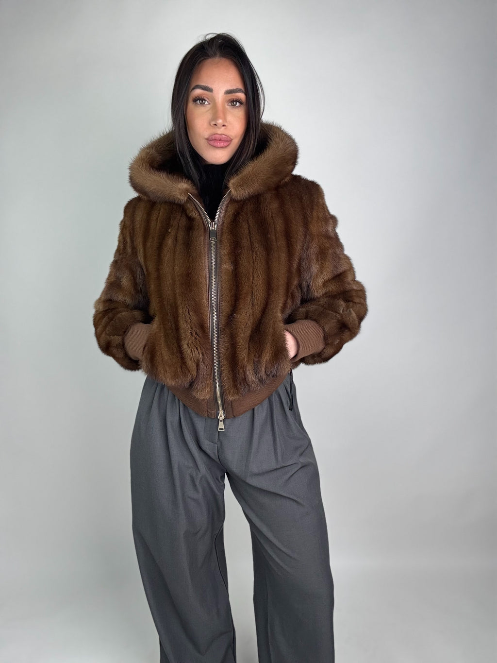 Bomber in visone N120
