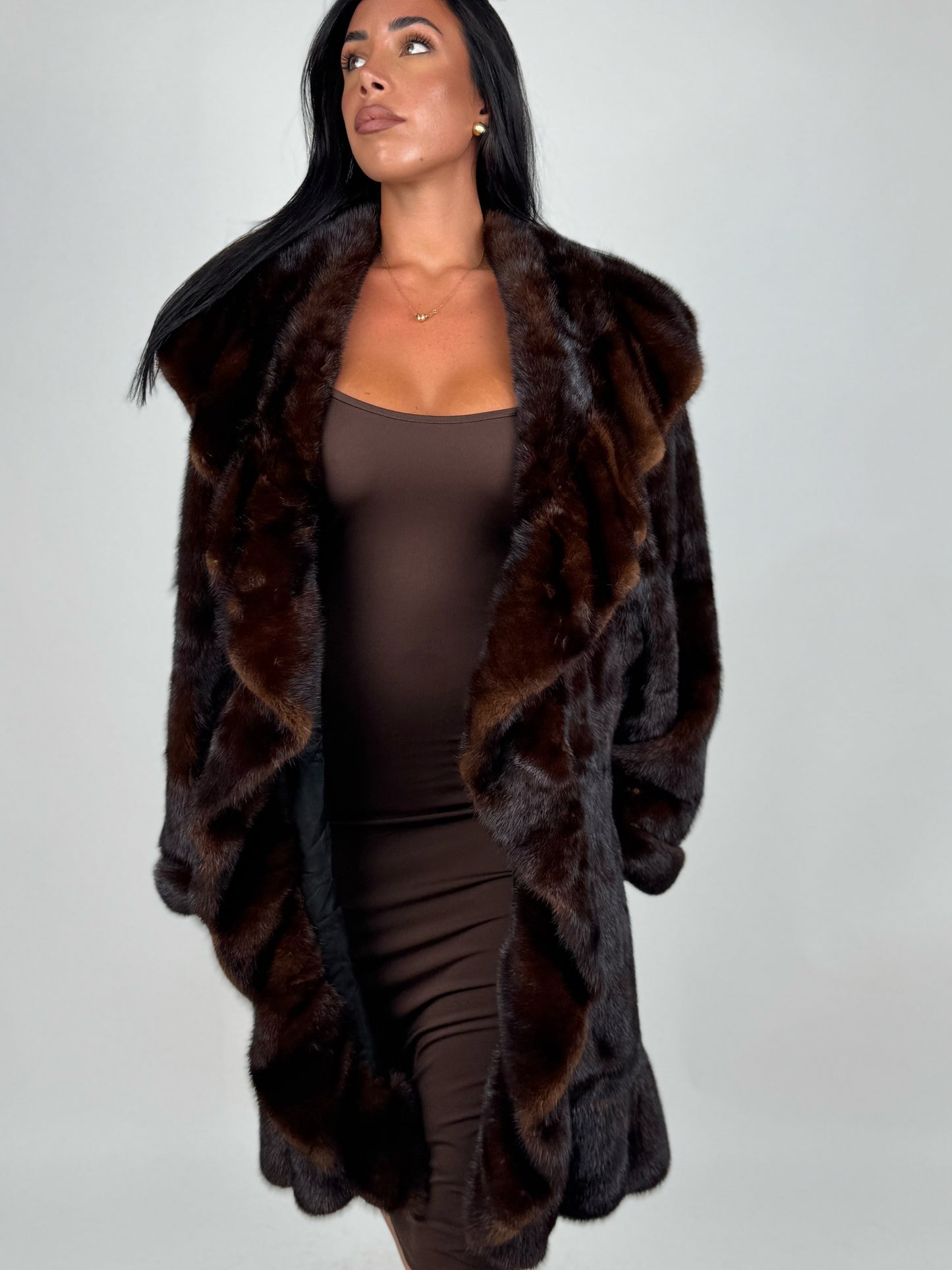 Cappotto in visone N700