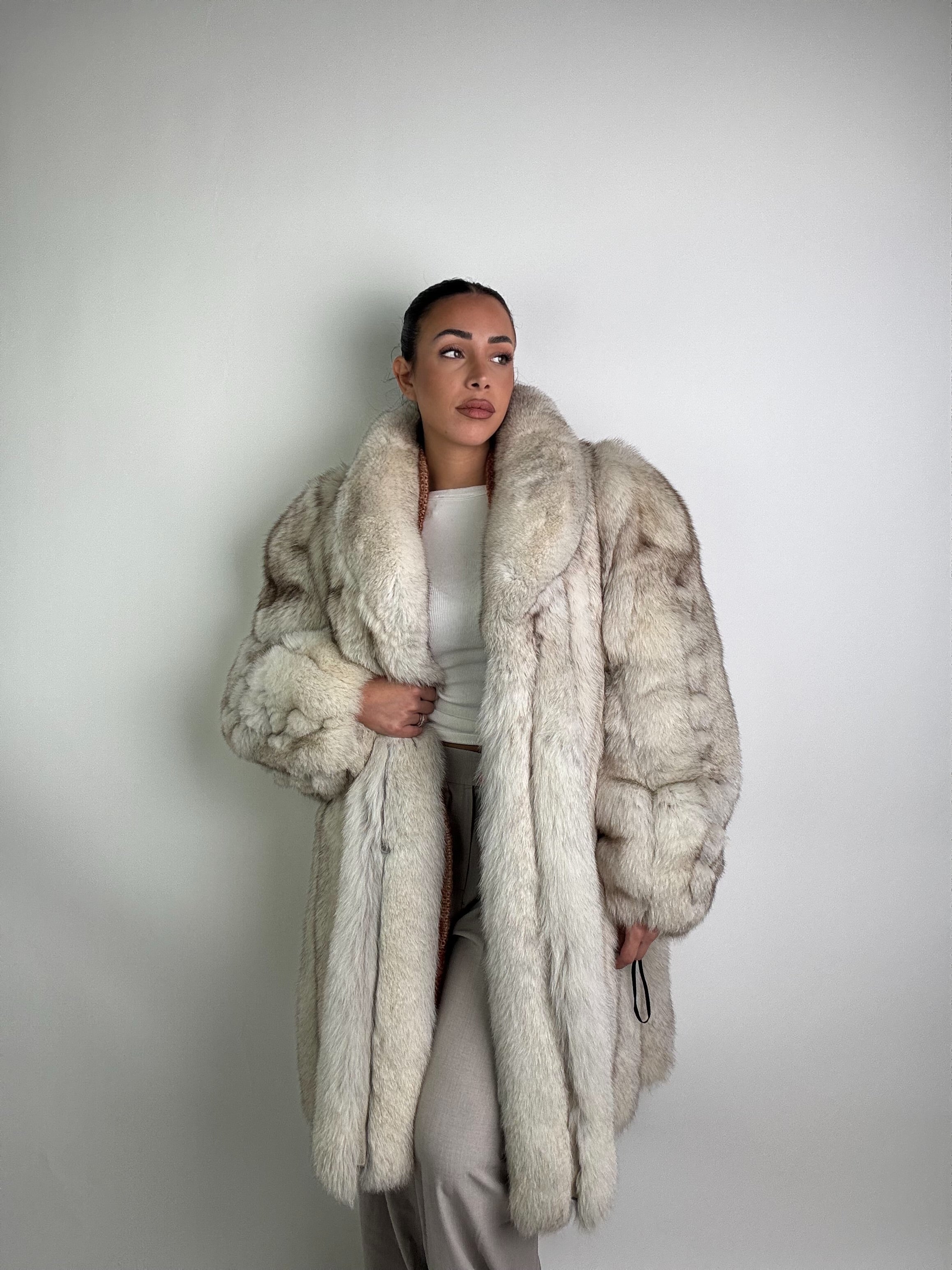 Cappotto in volpe della groenlandia N39