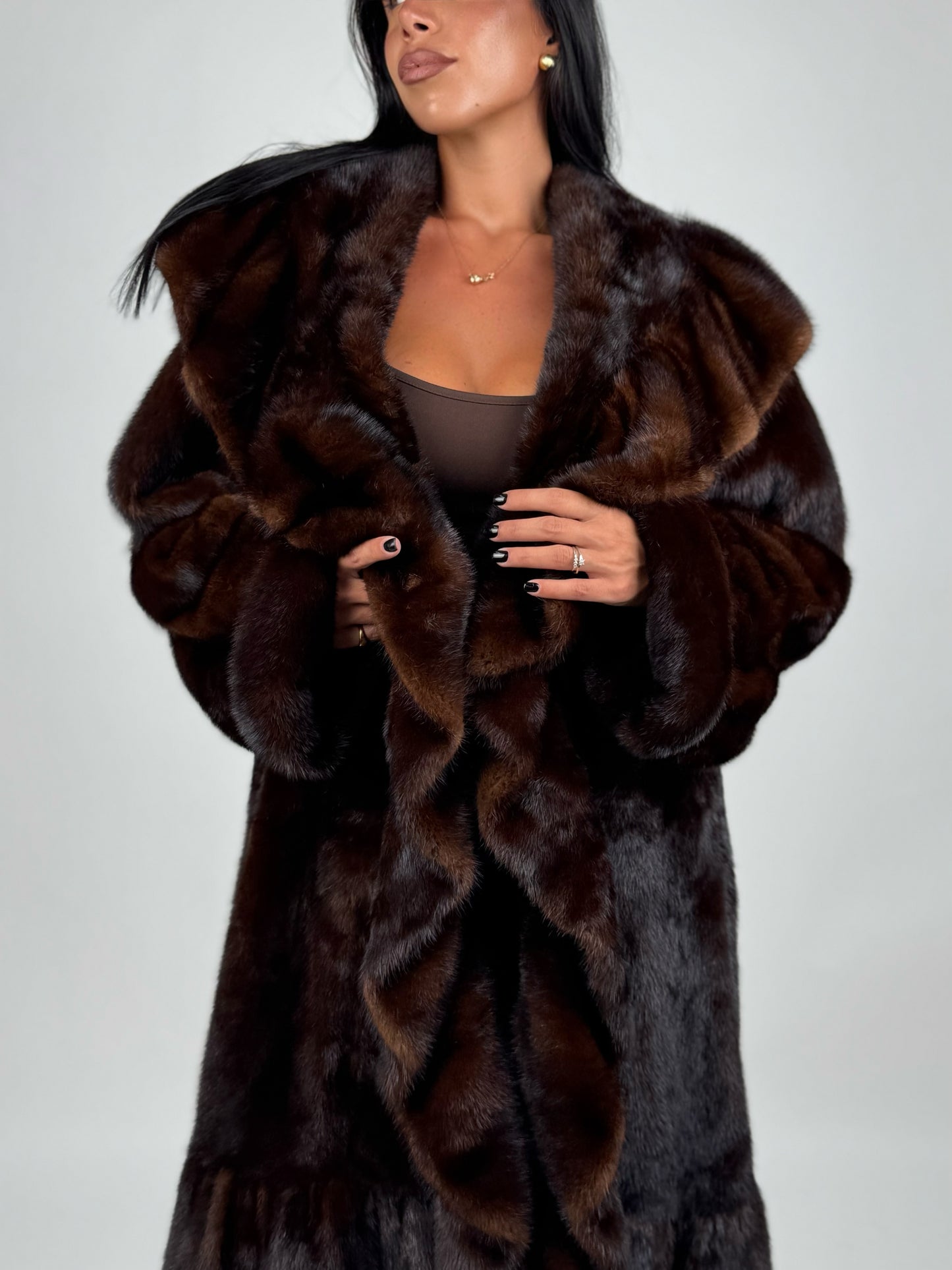 Cappotto in visone N700