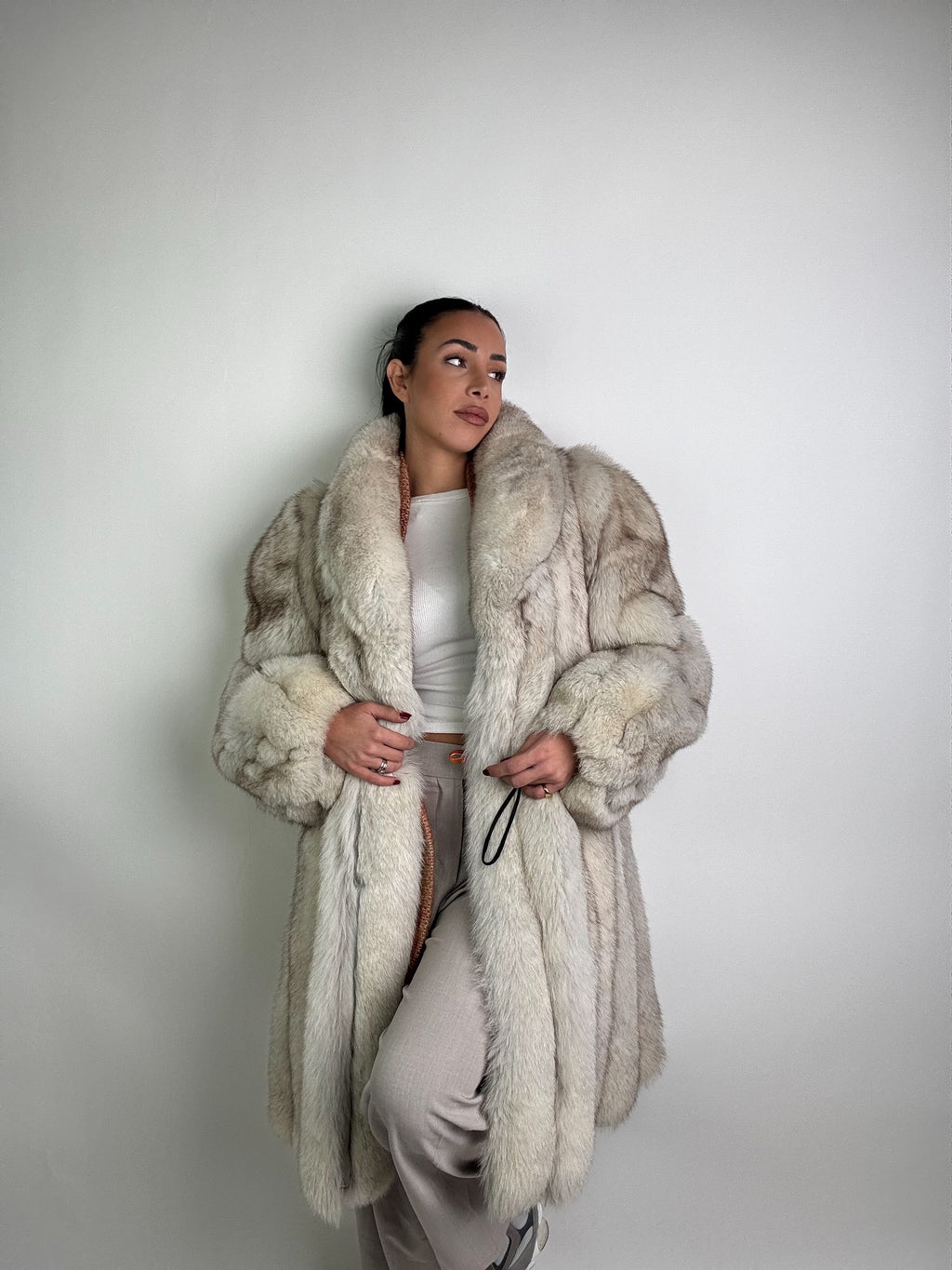 Cappotto in volpe della groenlandia N39