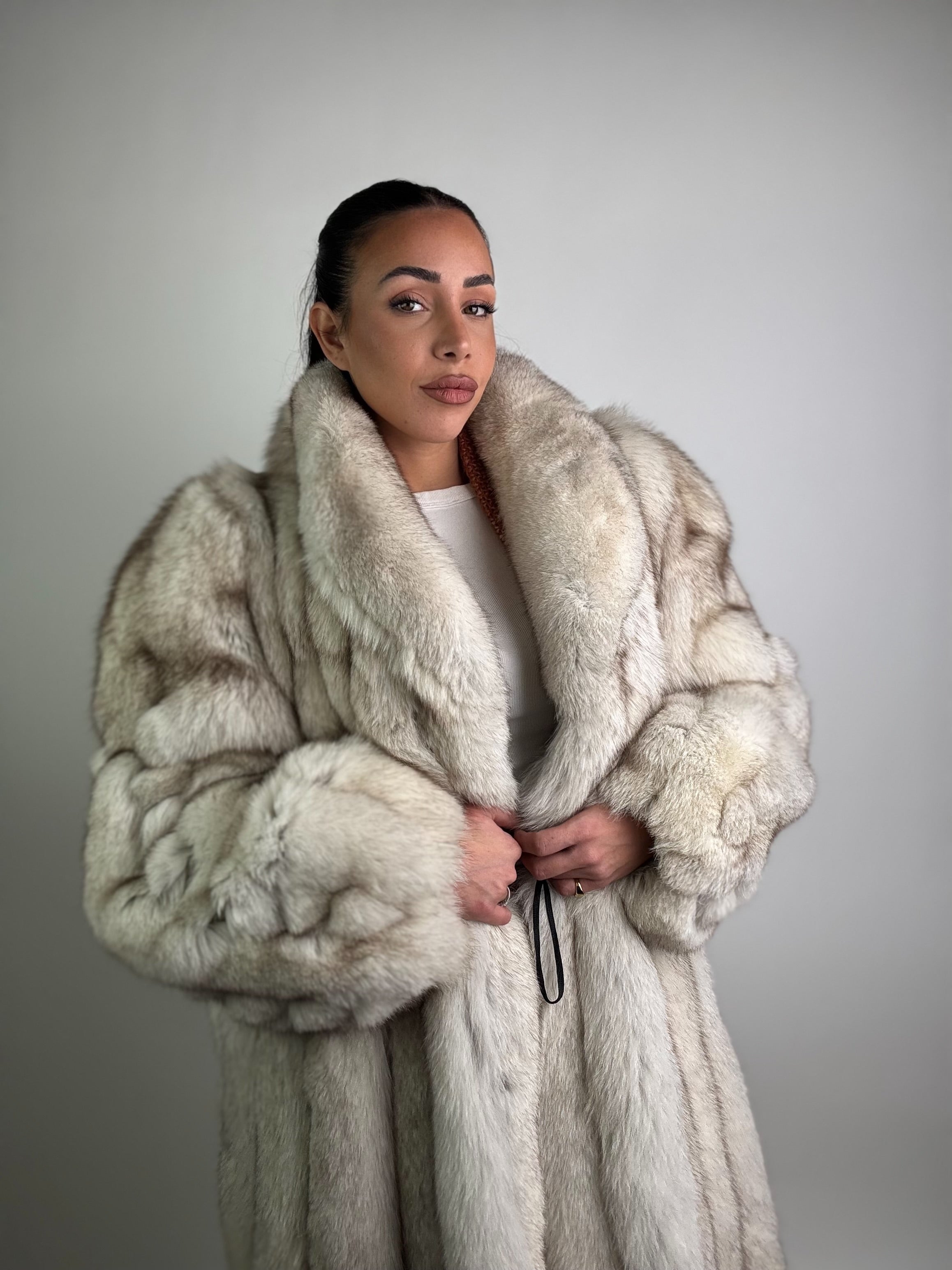 Cappotto in volpe della groenlandia N39