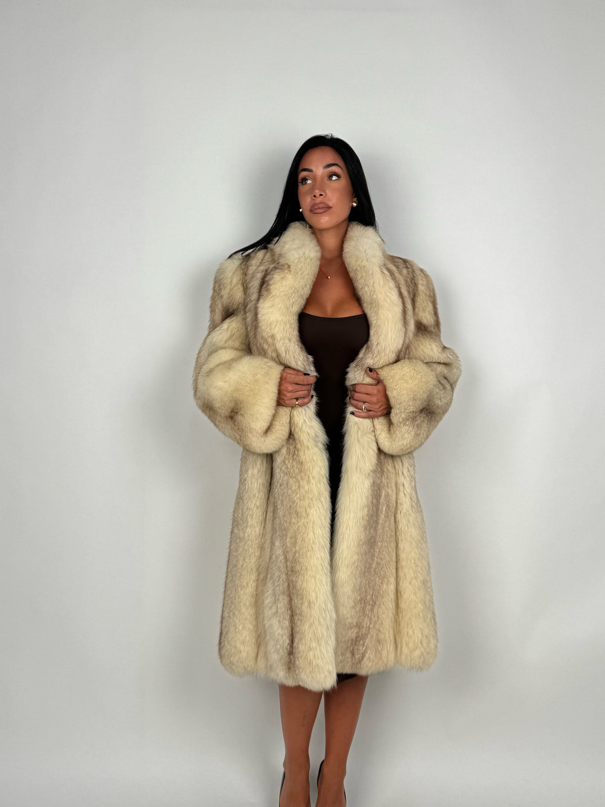 Cappotto in volpe della groenlandia N117