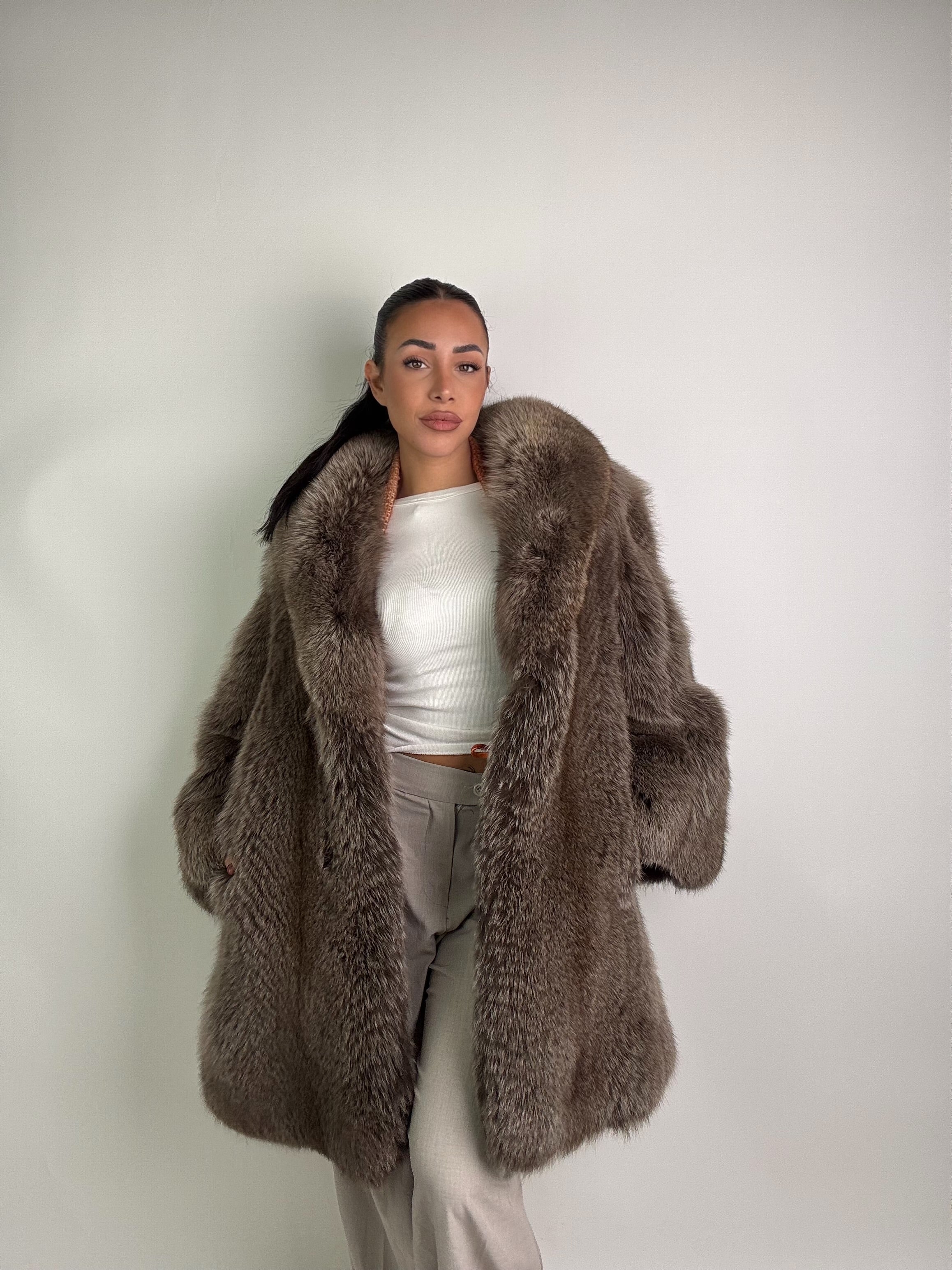 Cappotto in volpe della groenlandia N40