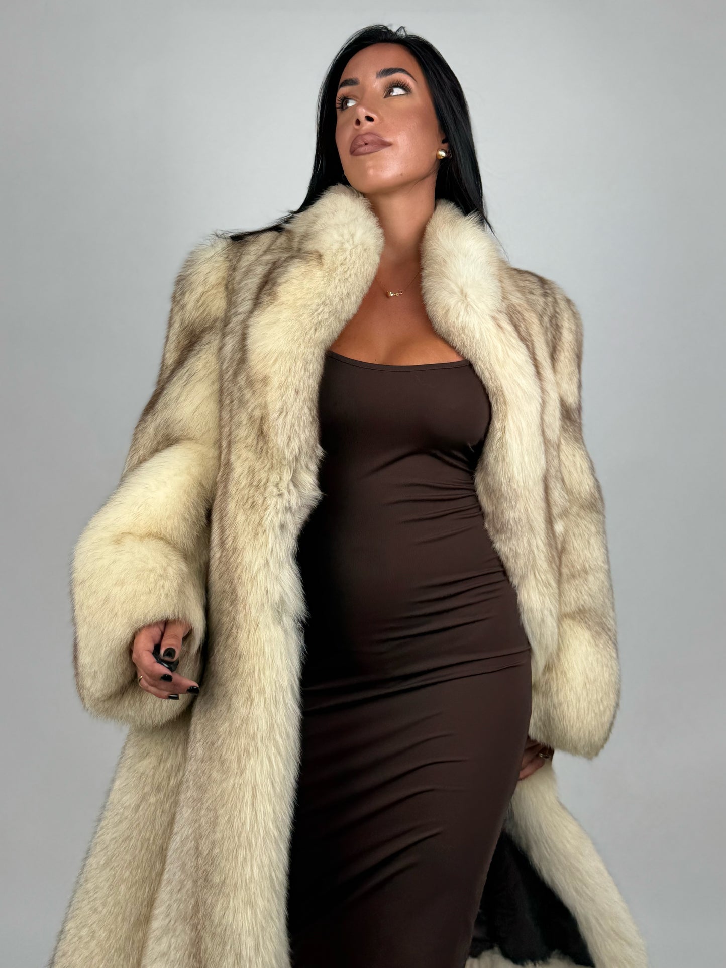 Cappotto in volpe della groenlandia N117