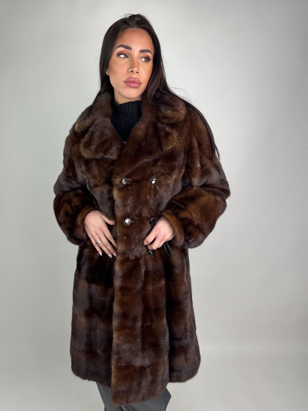 Cappotto in visone N458