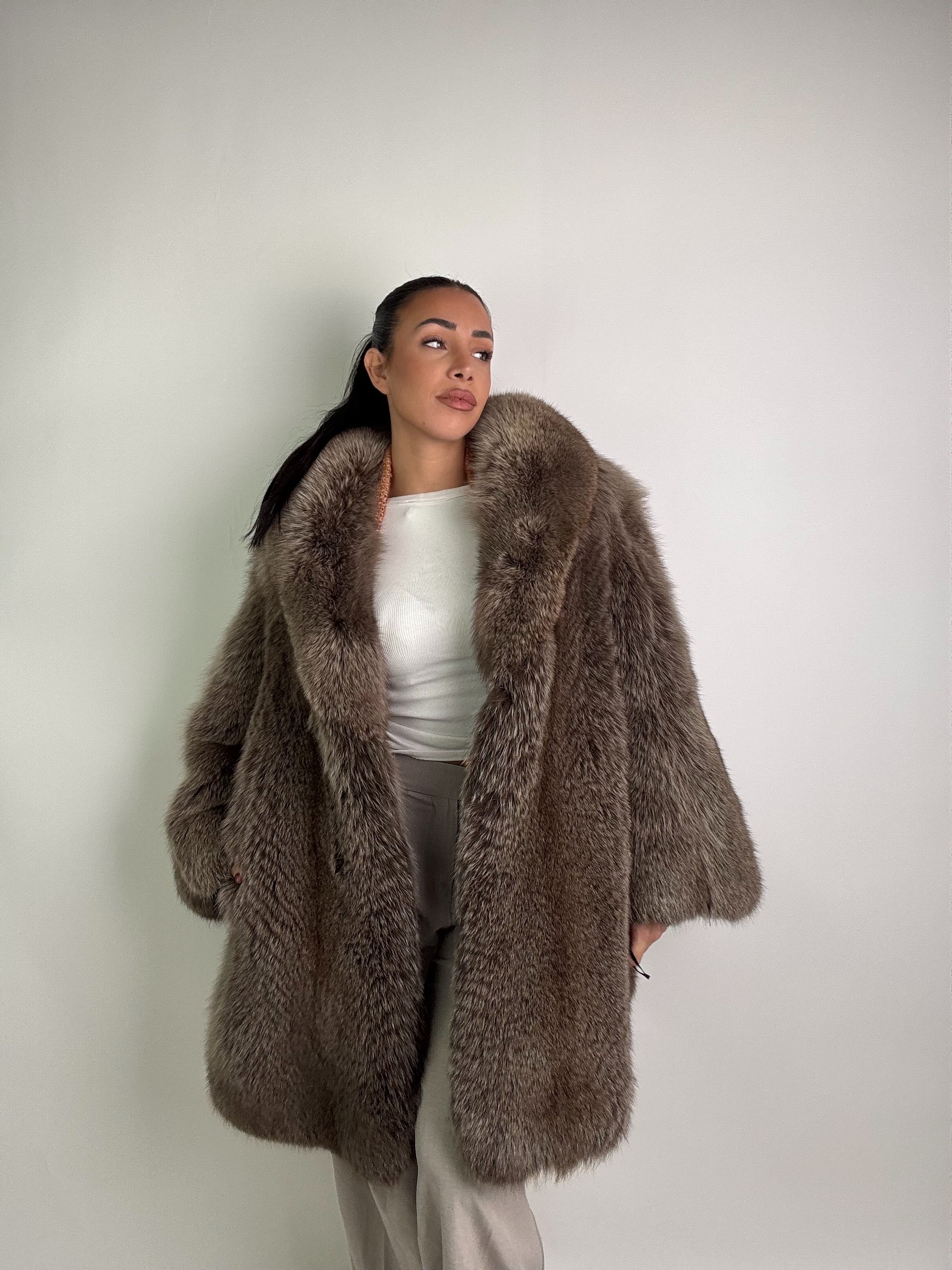 Cappotto in volpe della groenlandia N40