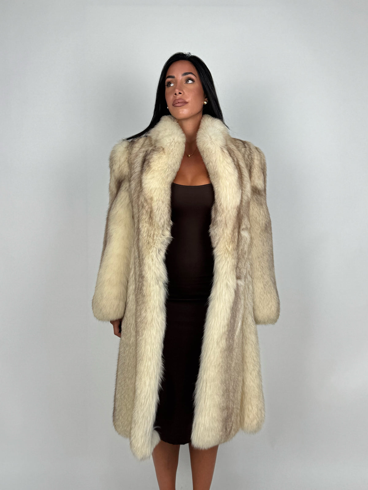 Cappotto in volpe della groenlandia N117