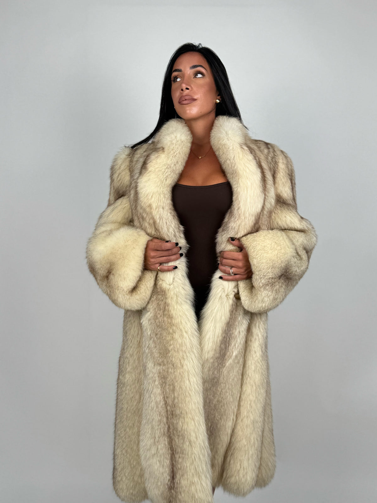Cappotto in volpe della groenlandia N117