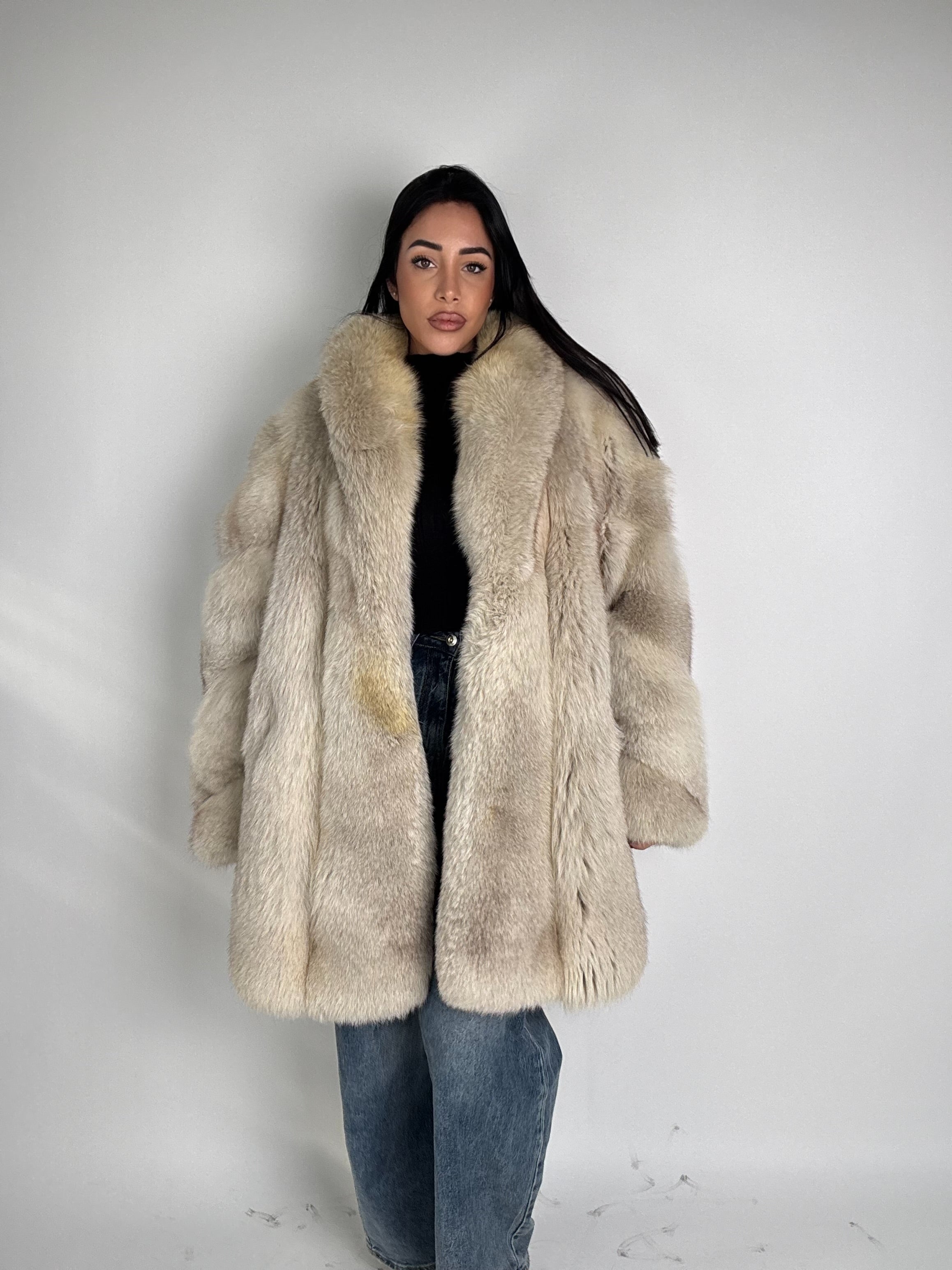 Giacca in volpe della groenlandia N352