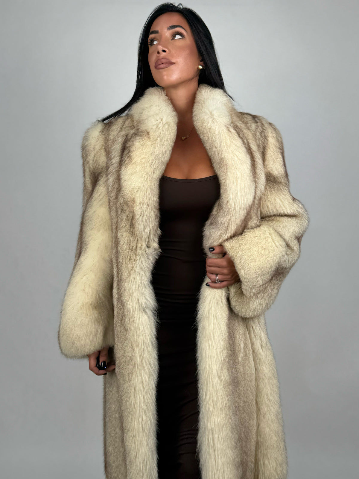 Cappotto in volpe della groenlandia N117