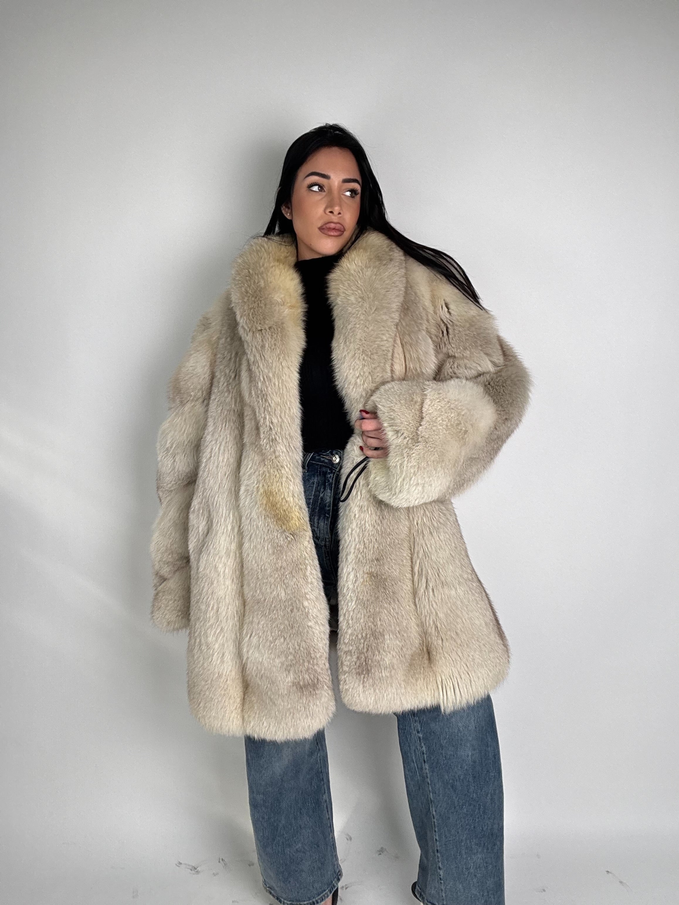 Giacca in volpe della groenlandia N352