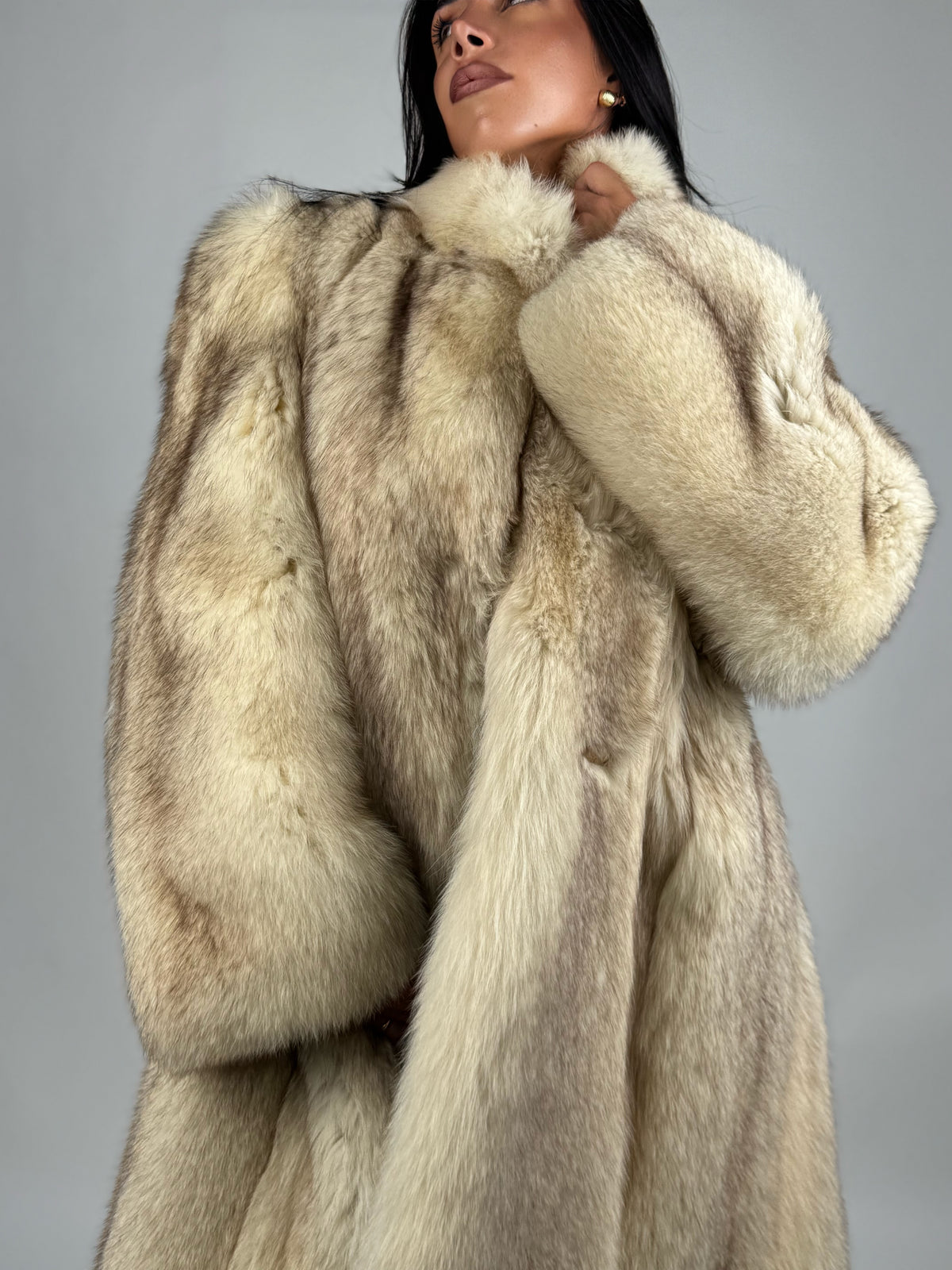 Cappotto in volpe della groenlandia N117