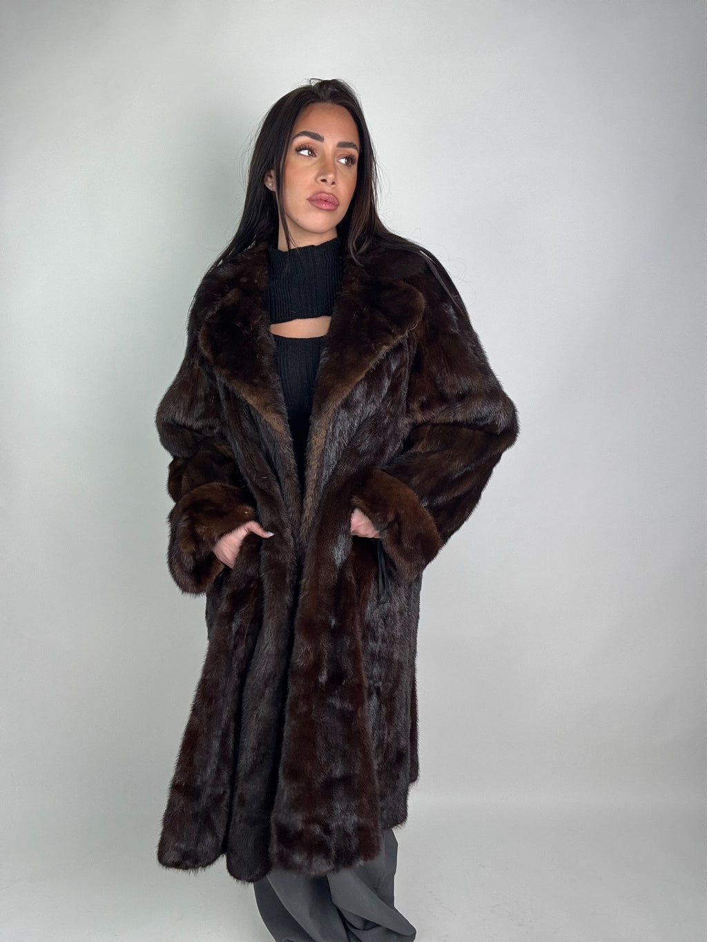 Cappotto in visone N459