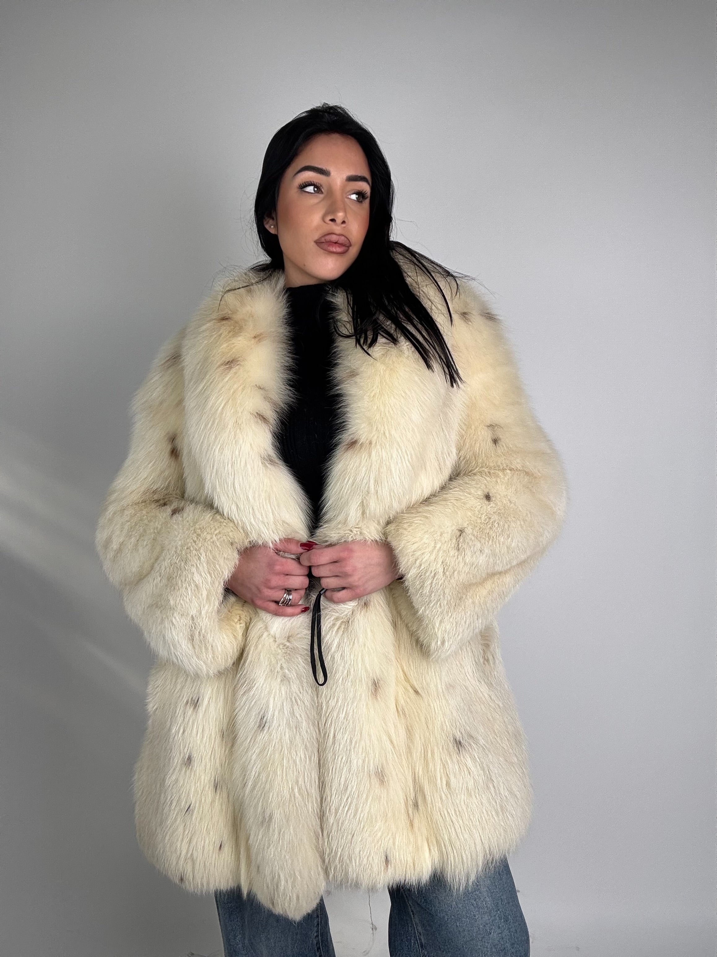 Giacca in volpe linciata N353