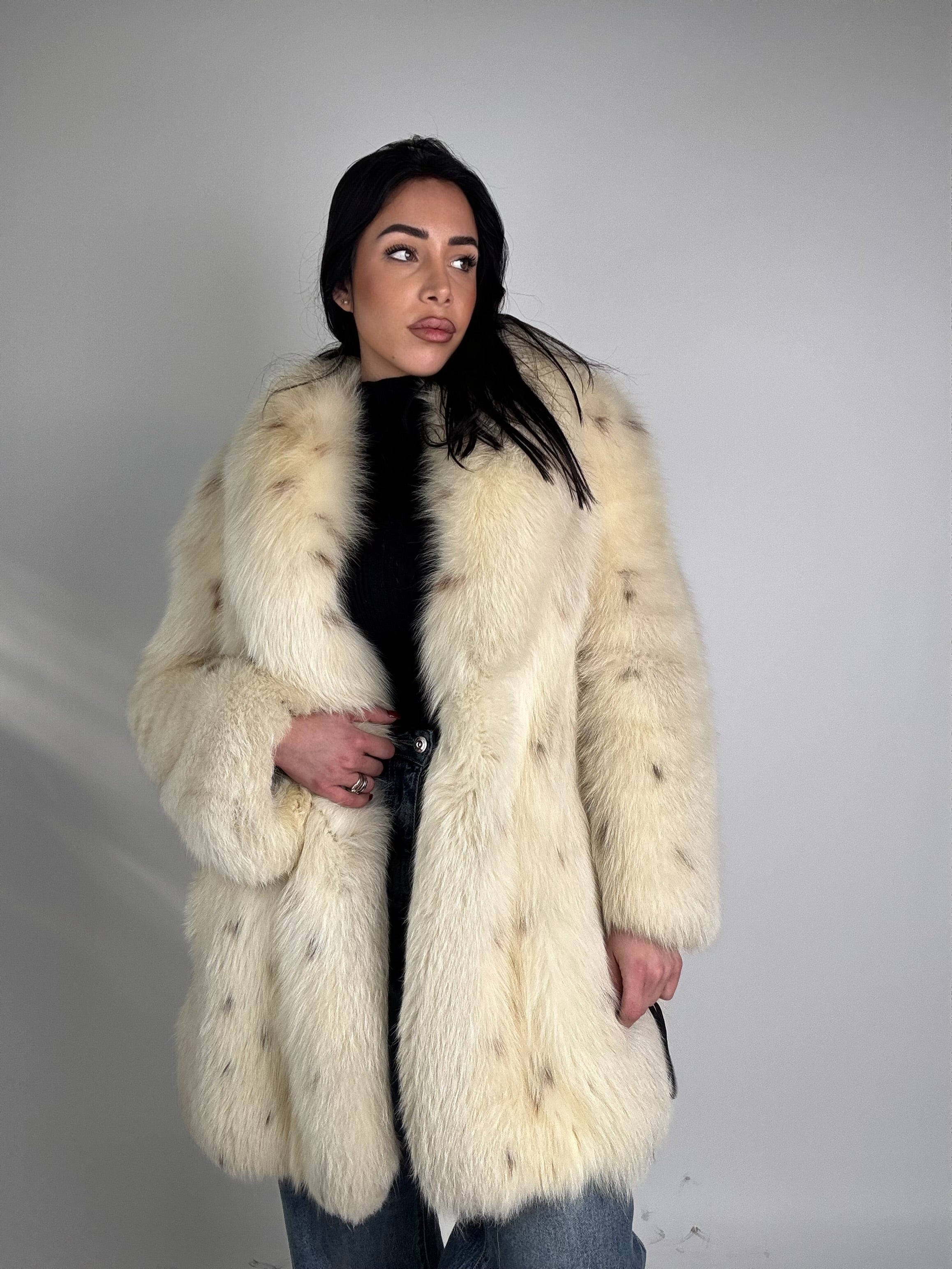 Giacca in volpe linciata N353