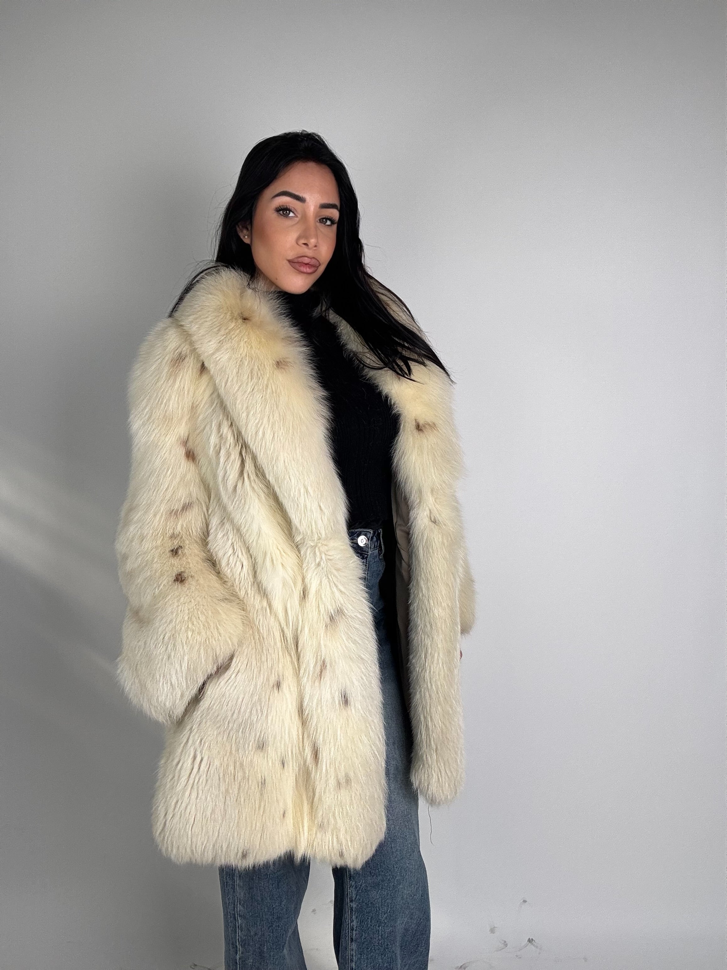 Giacca in volpe linciata N353