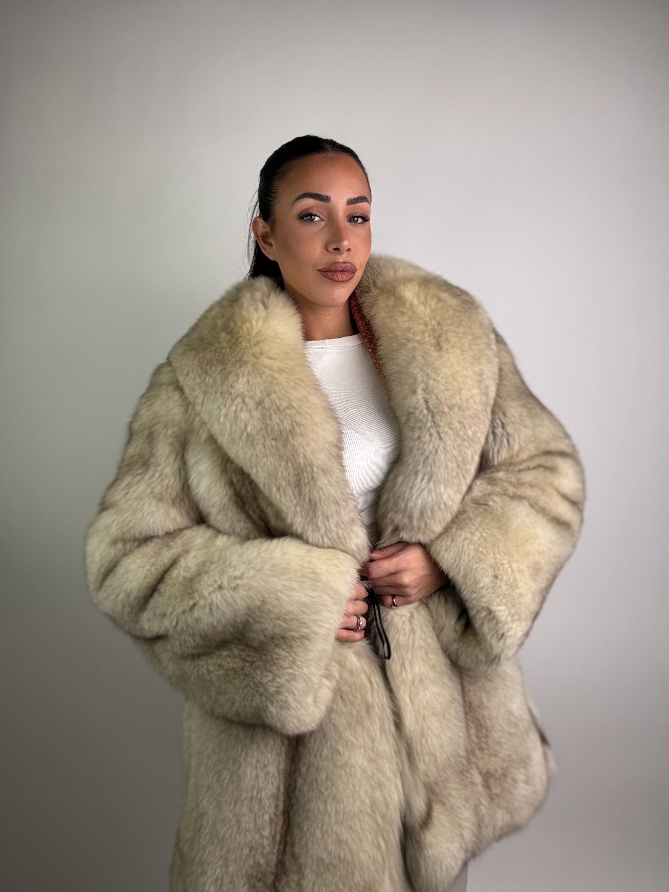 Giacca in volpe della groenlandia N42