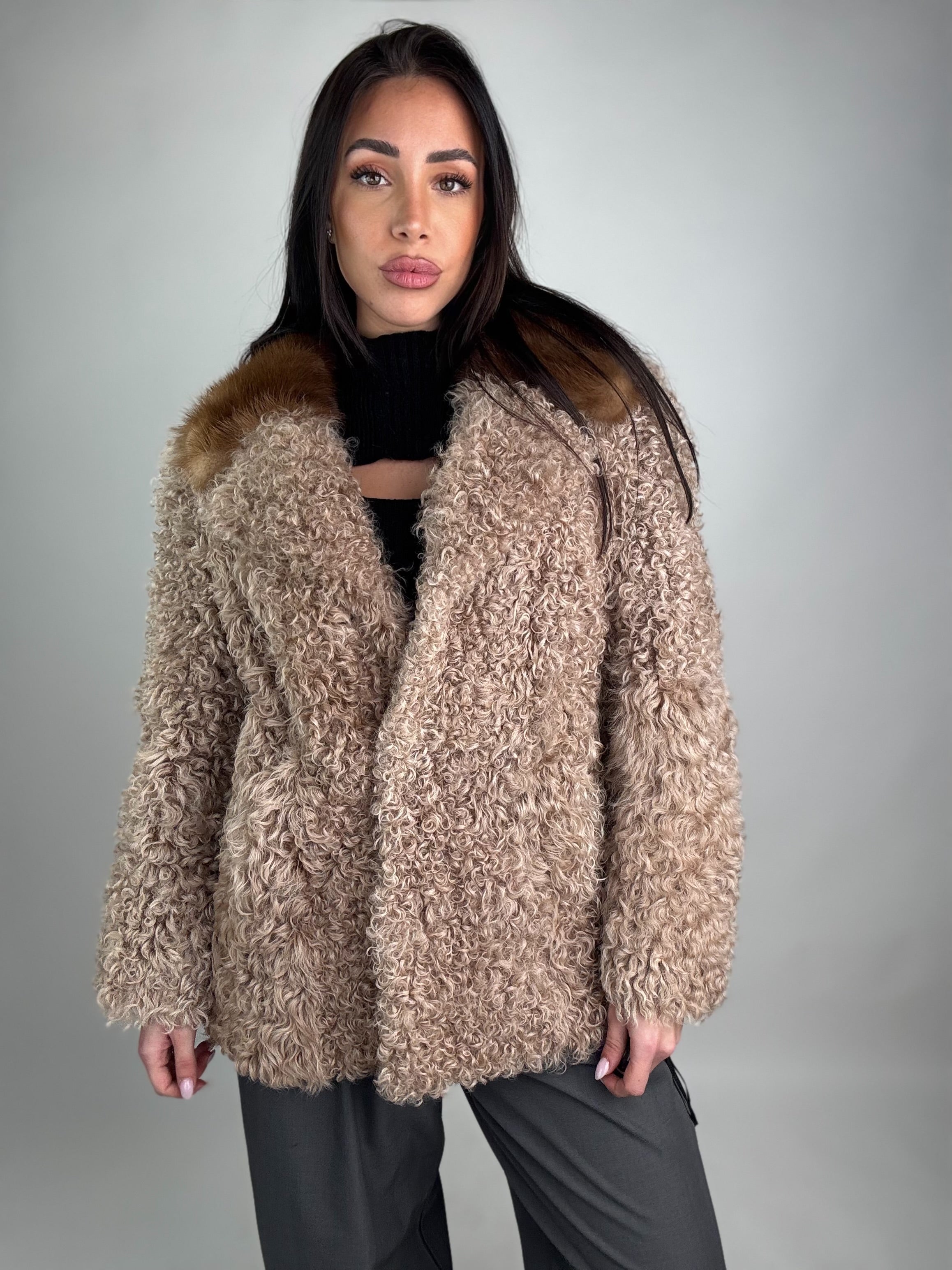 Mink Bomber Jacket