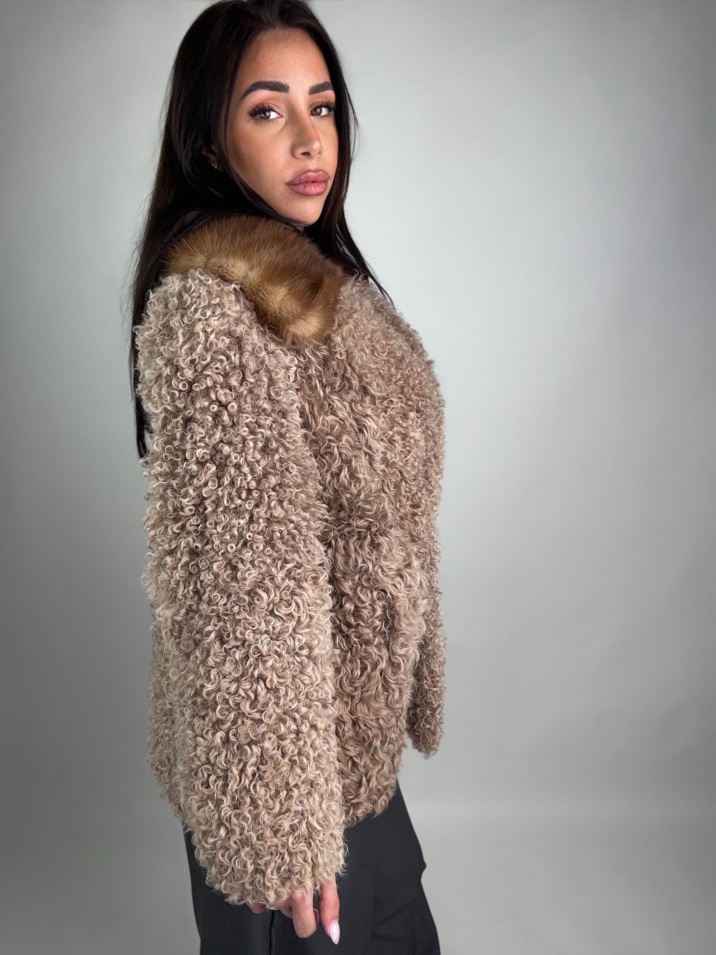 Mink Bomber Jacket