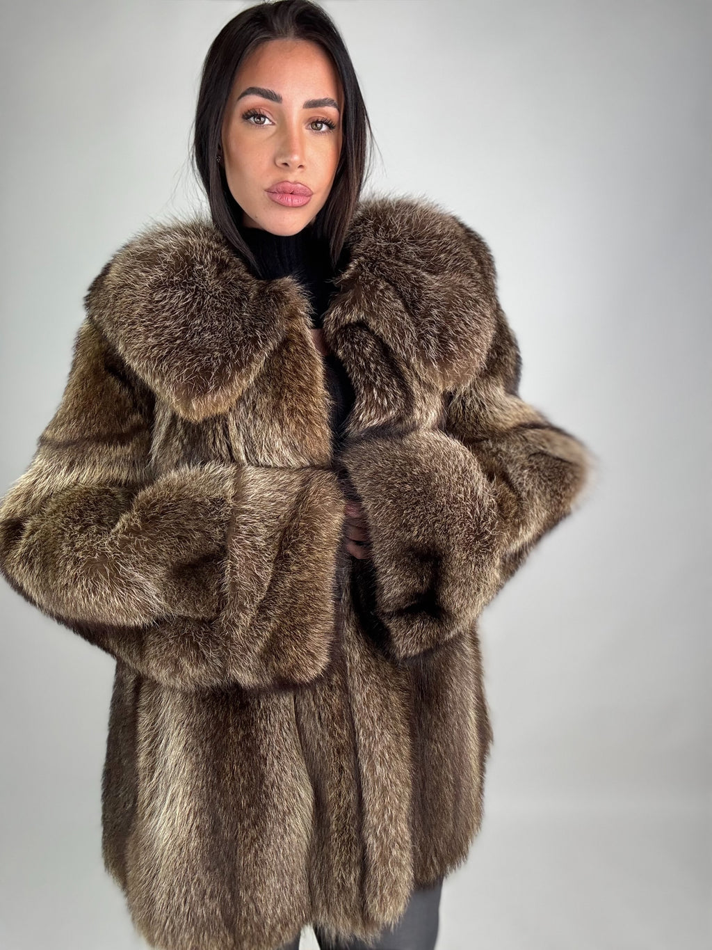 Giacca in marmotta N414