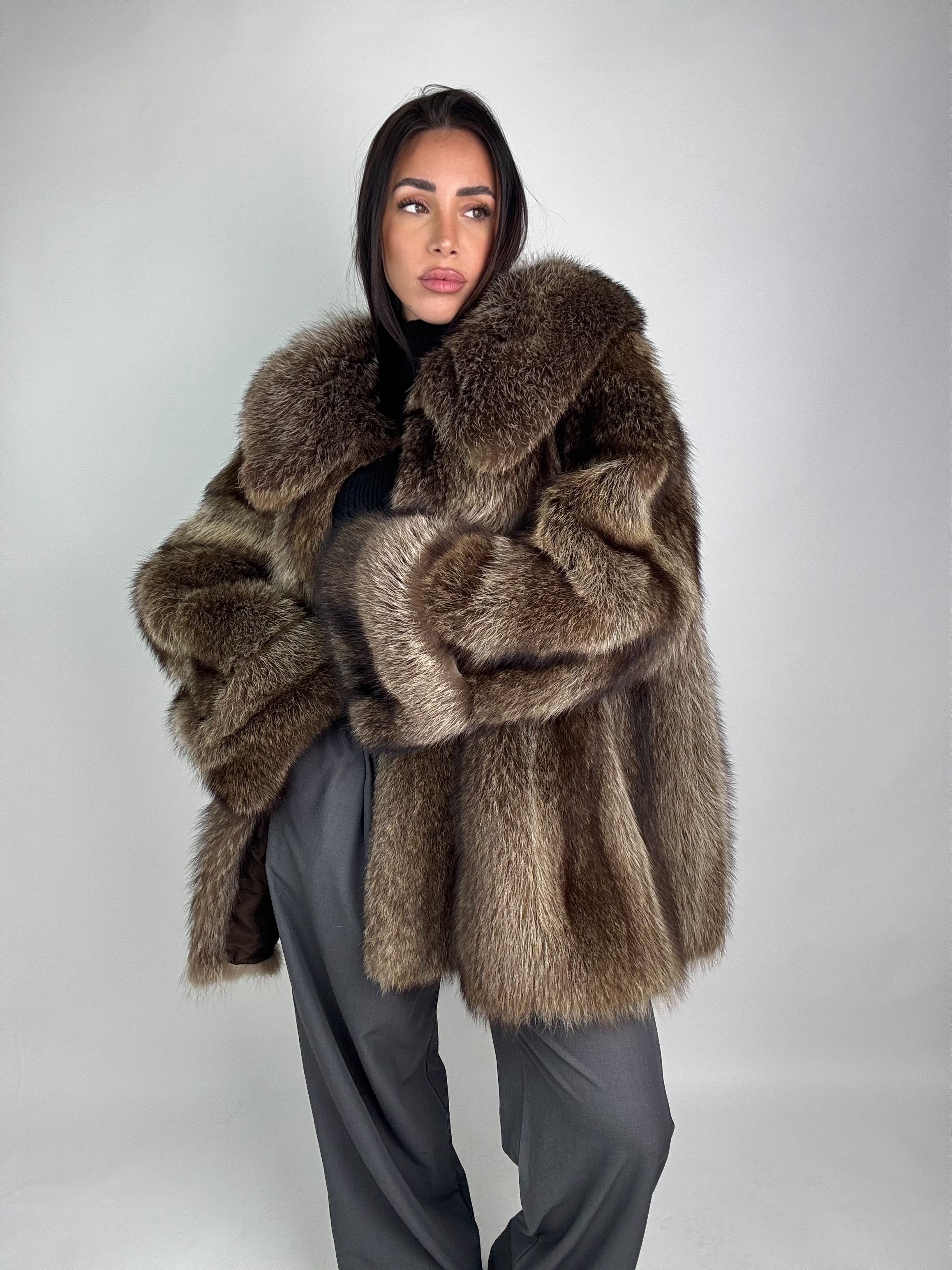 Giacca in marmotta N414