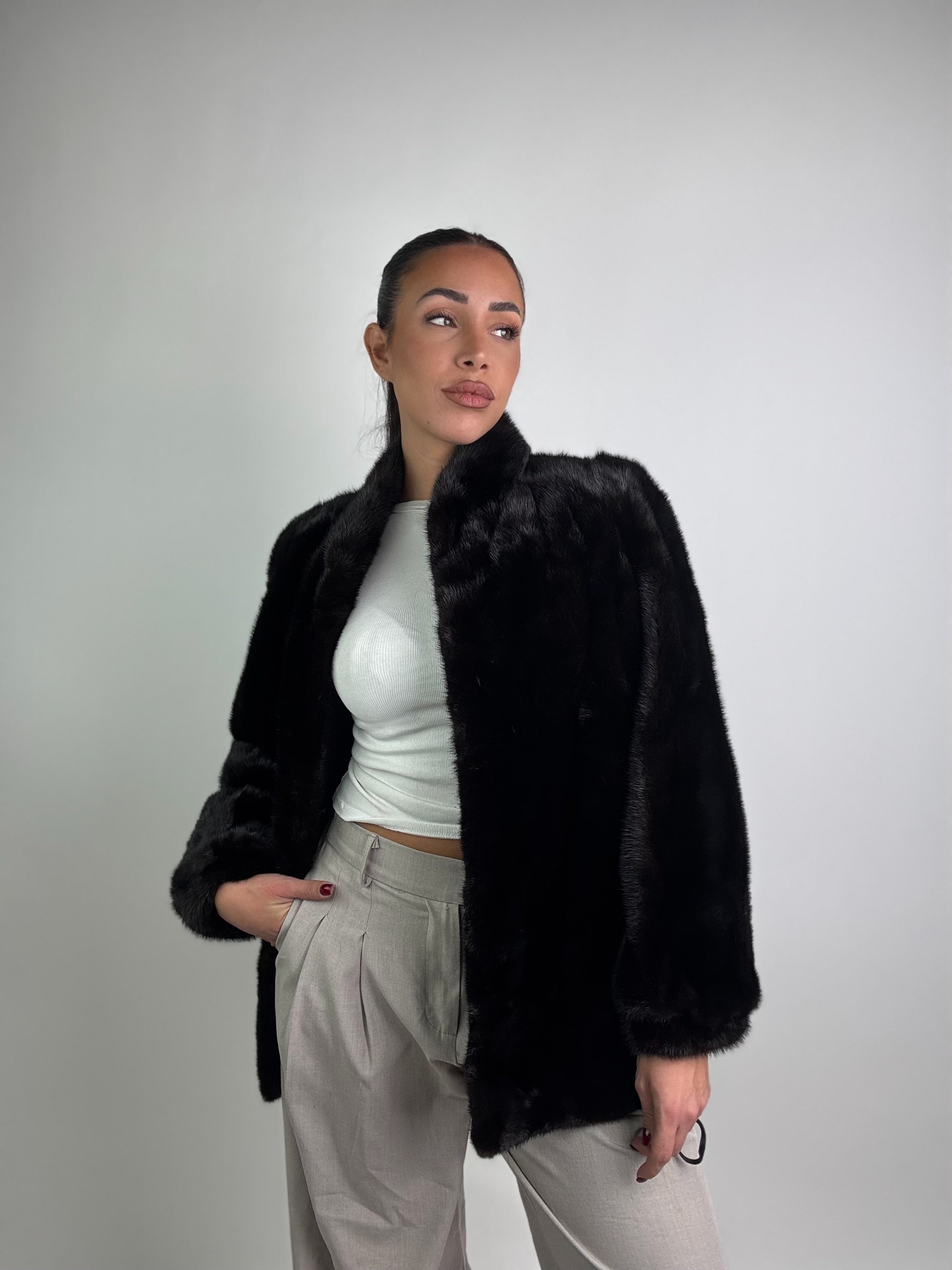 Giacca in visone N252