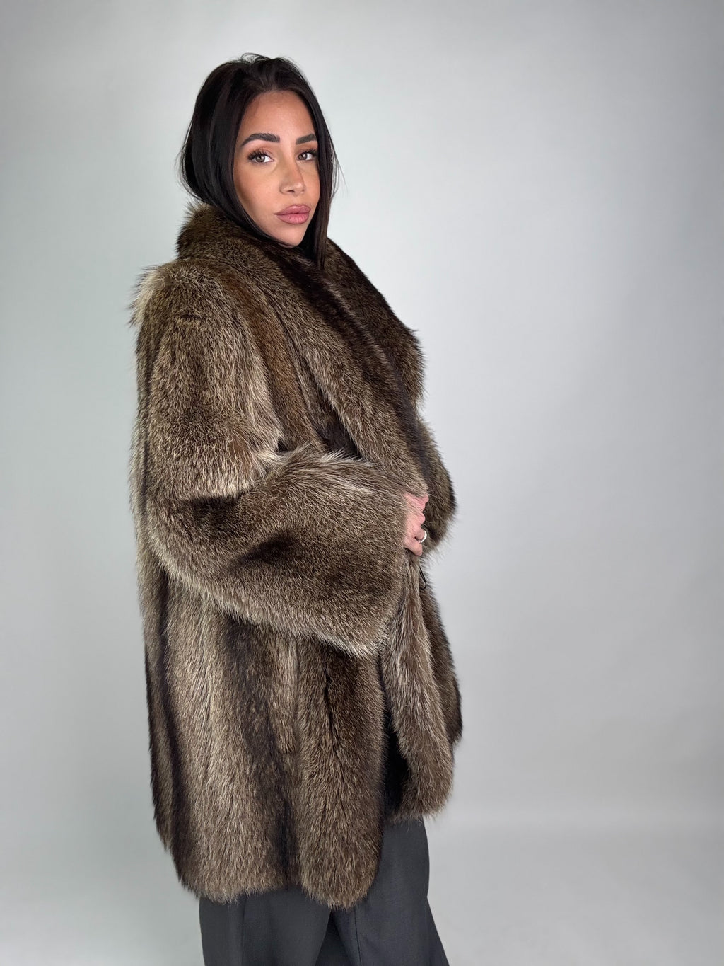 Cappotto in marmotta N415
