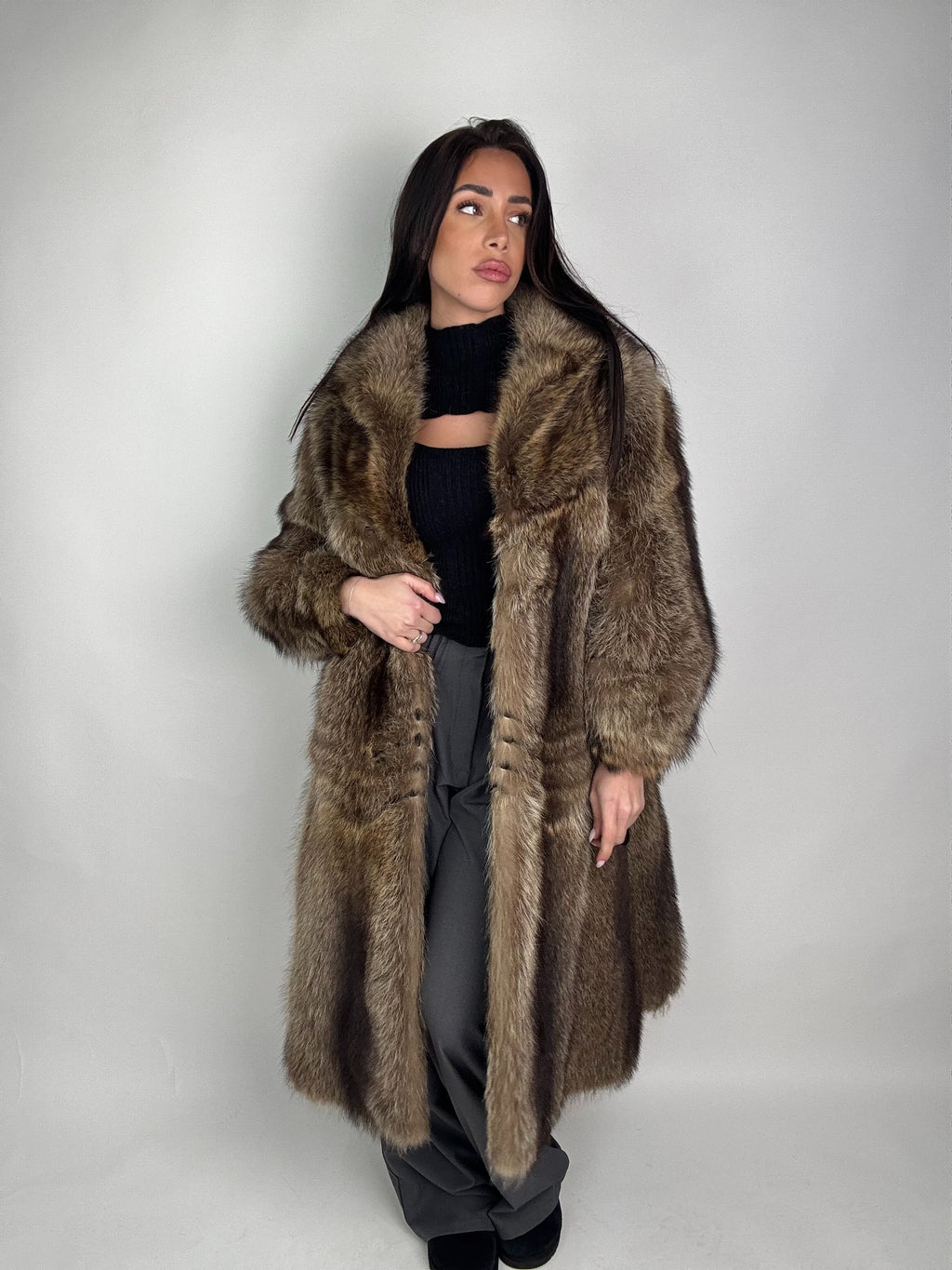 Cappotto in marmotta N416