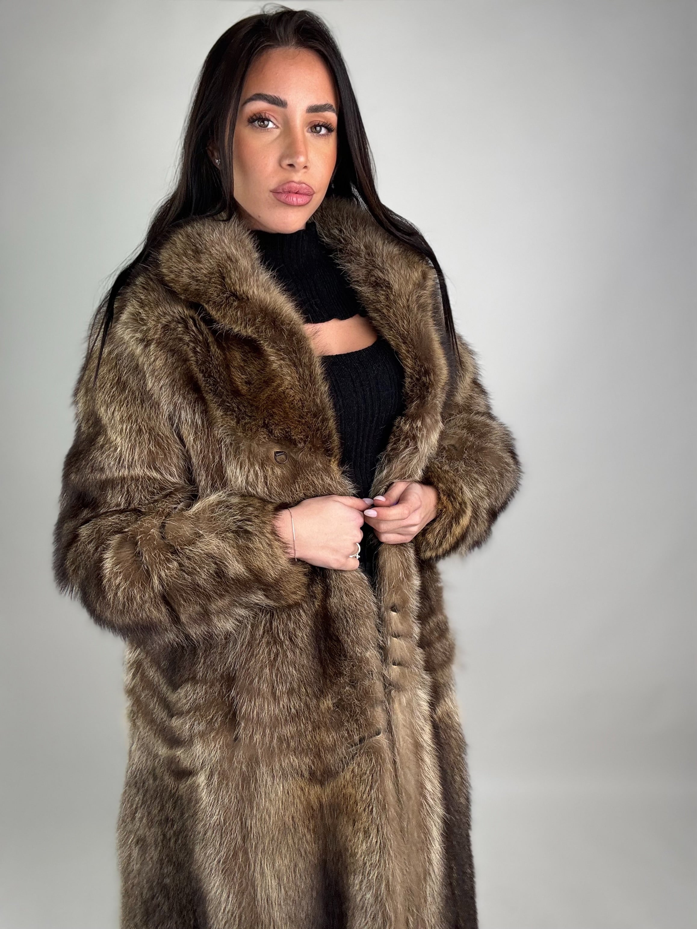 Cappotto in marmotta N416