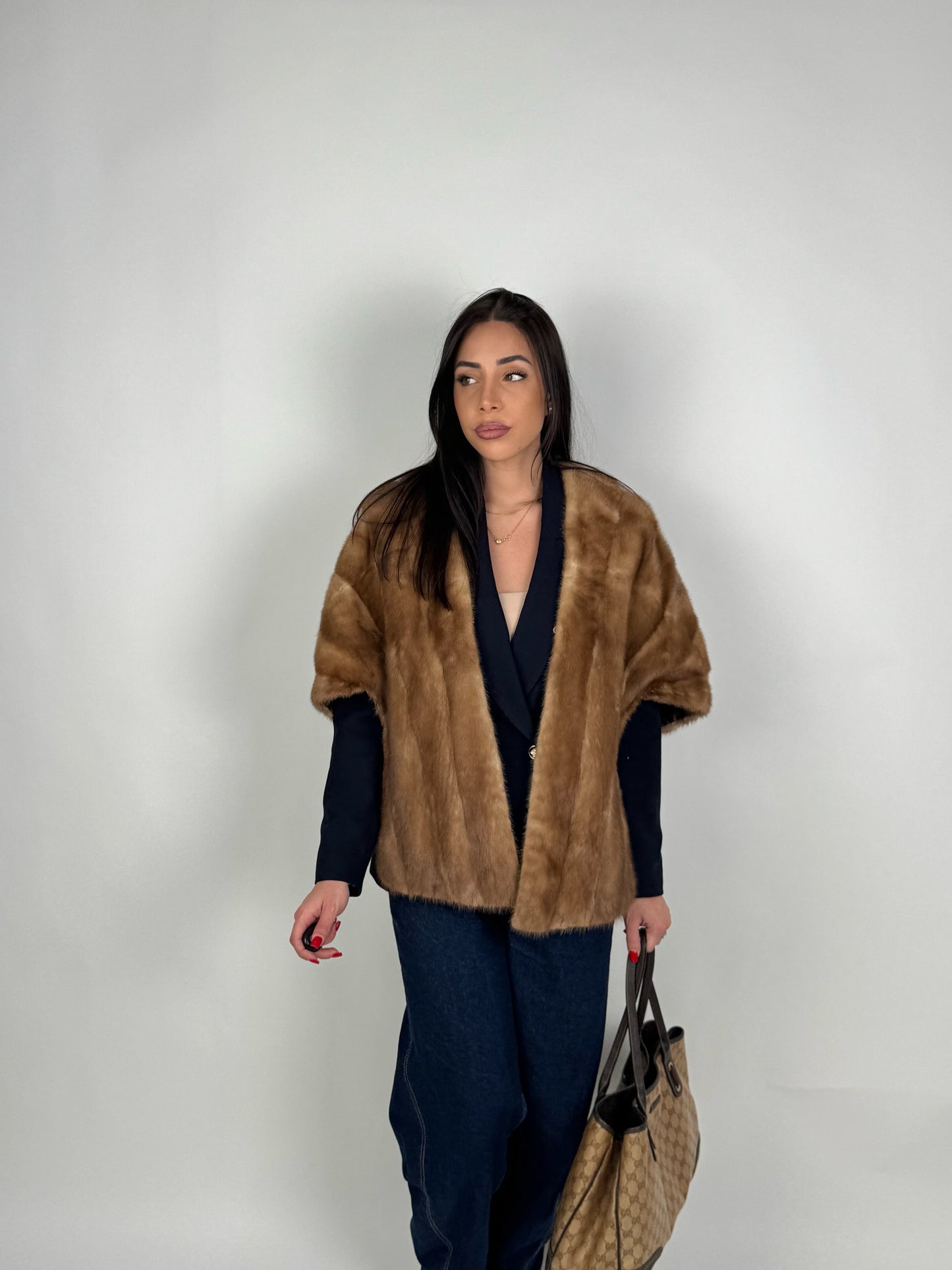 Mink Bomber Jacket