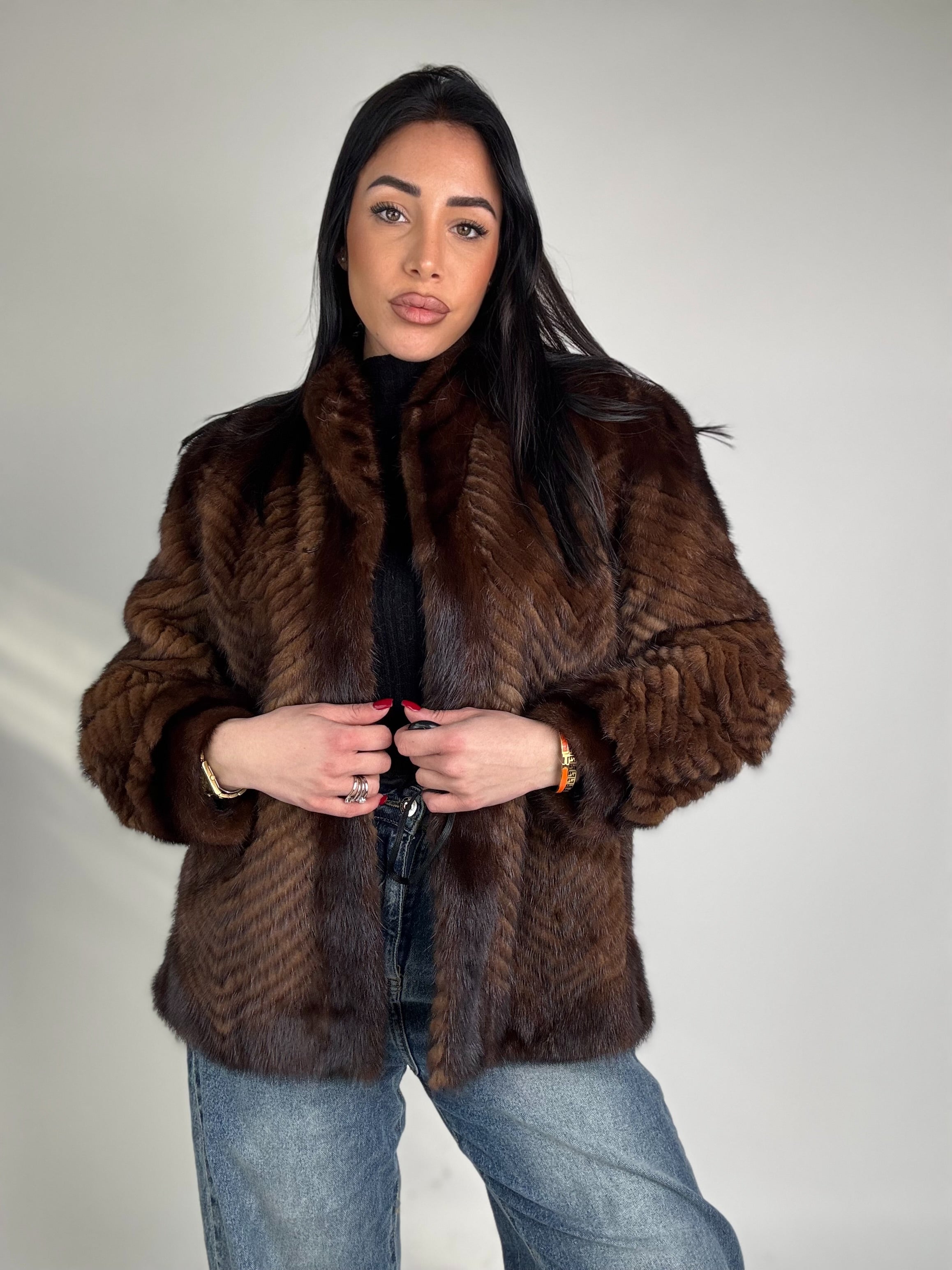 Giacca in visone N386