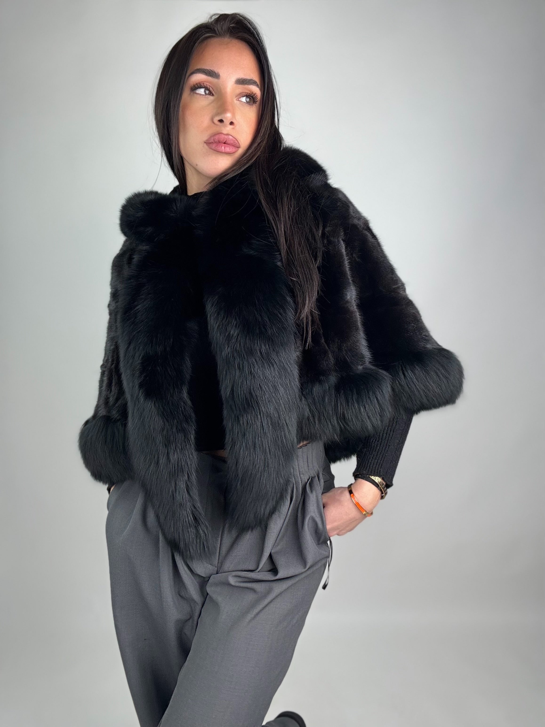 Mink Bomber Jacket