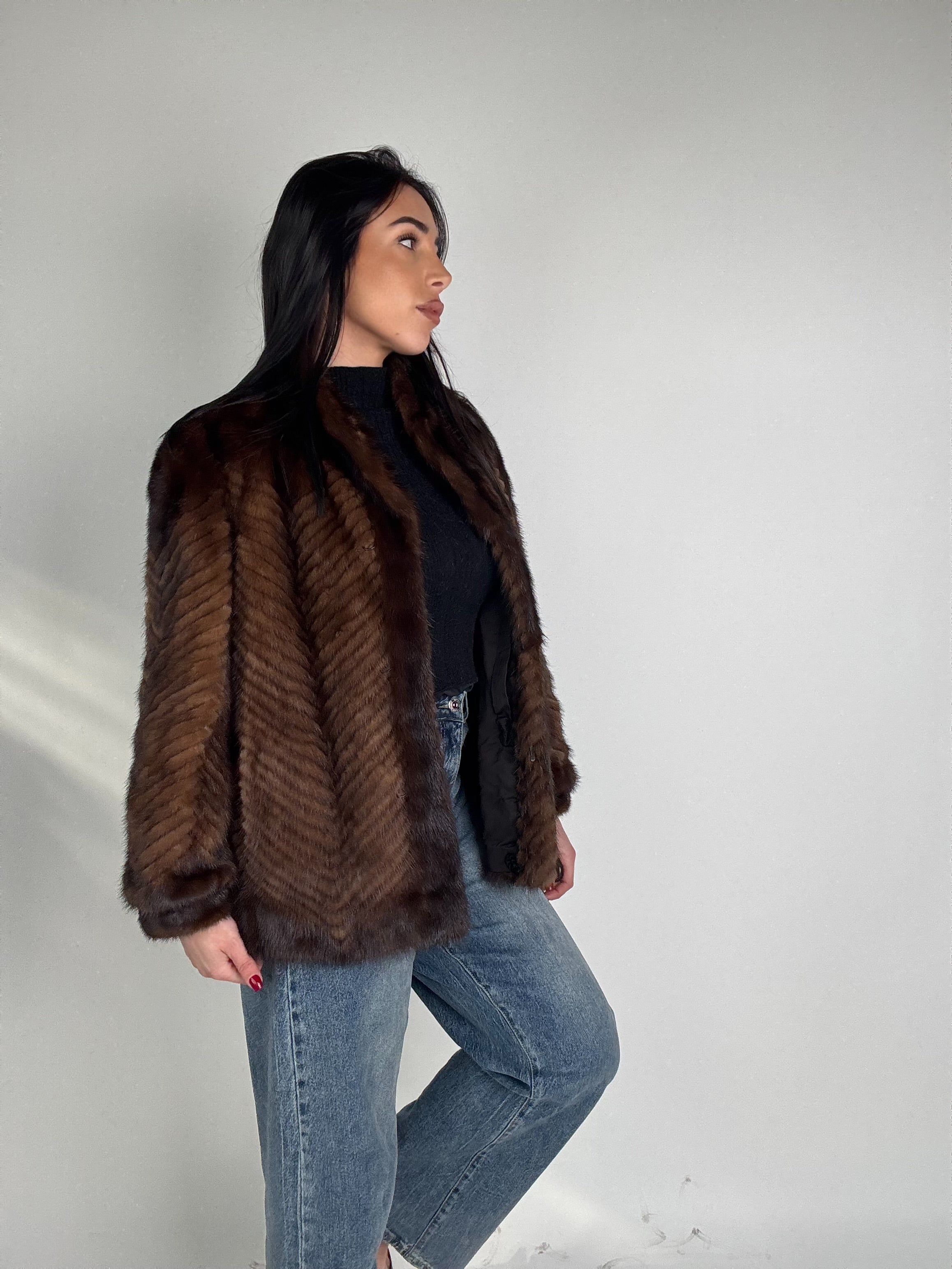 Giacca in visone N386