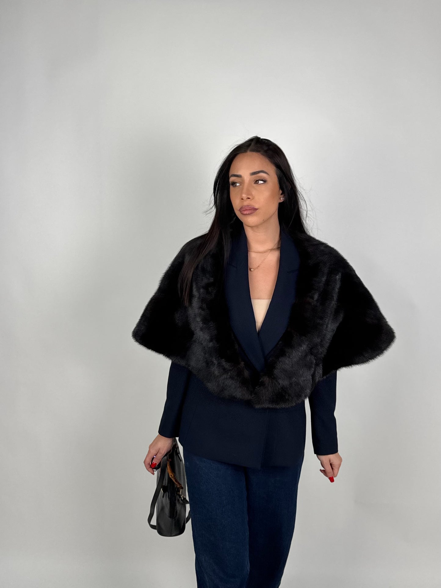 Mink Bomber Jacket