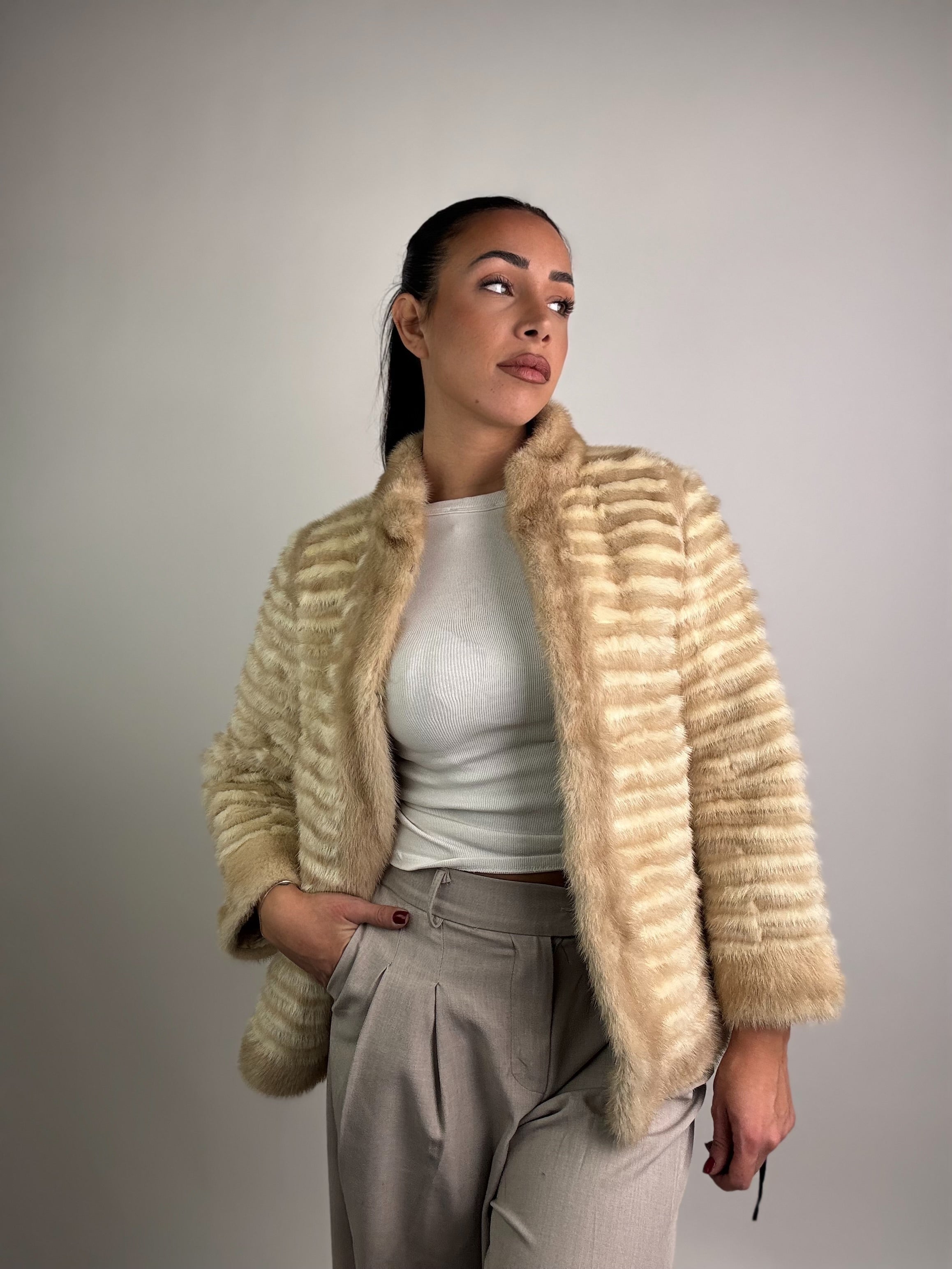 Giacca in visone N253