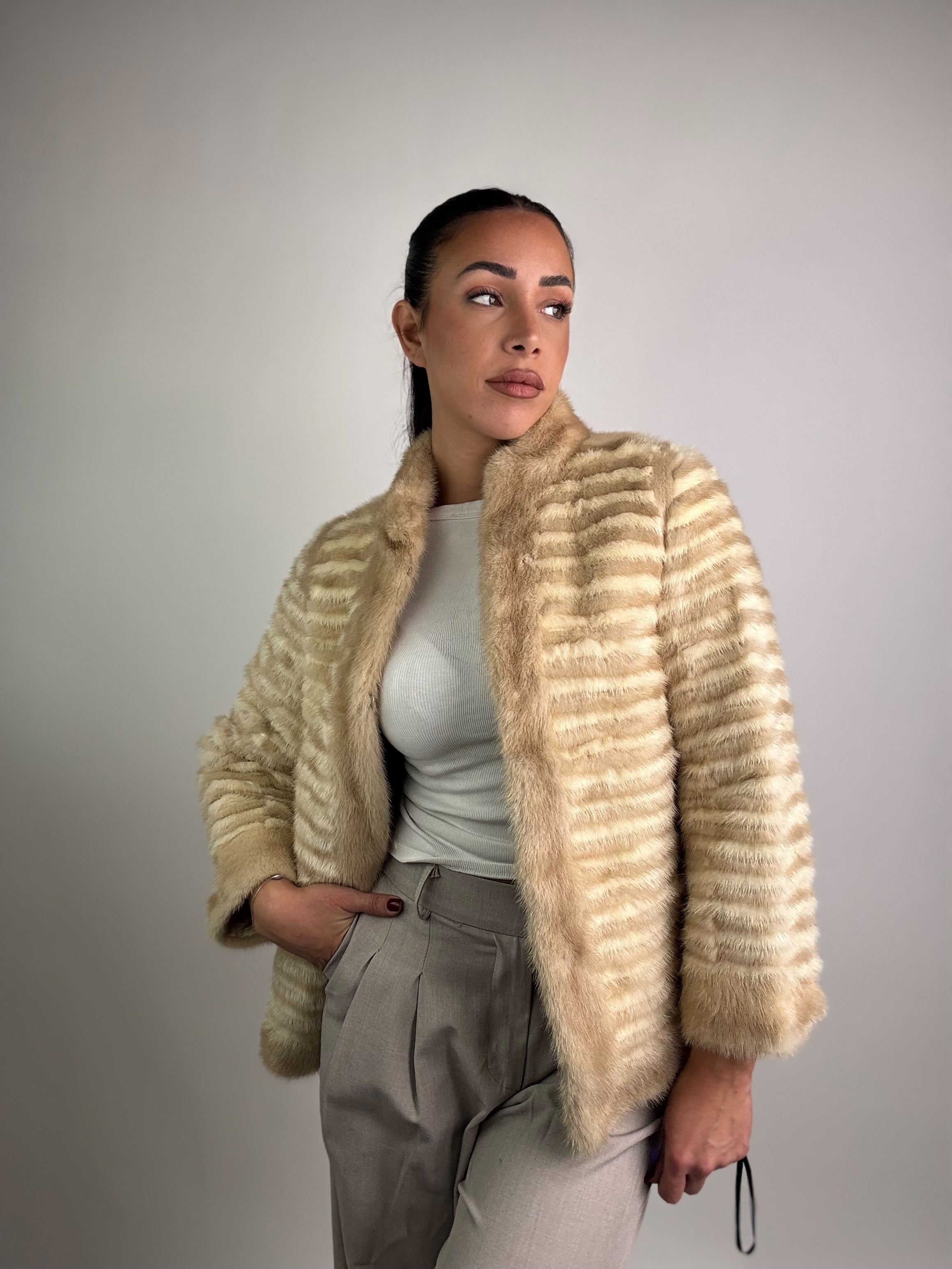 Giacca in visone N253